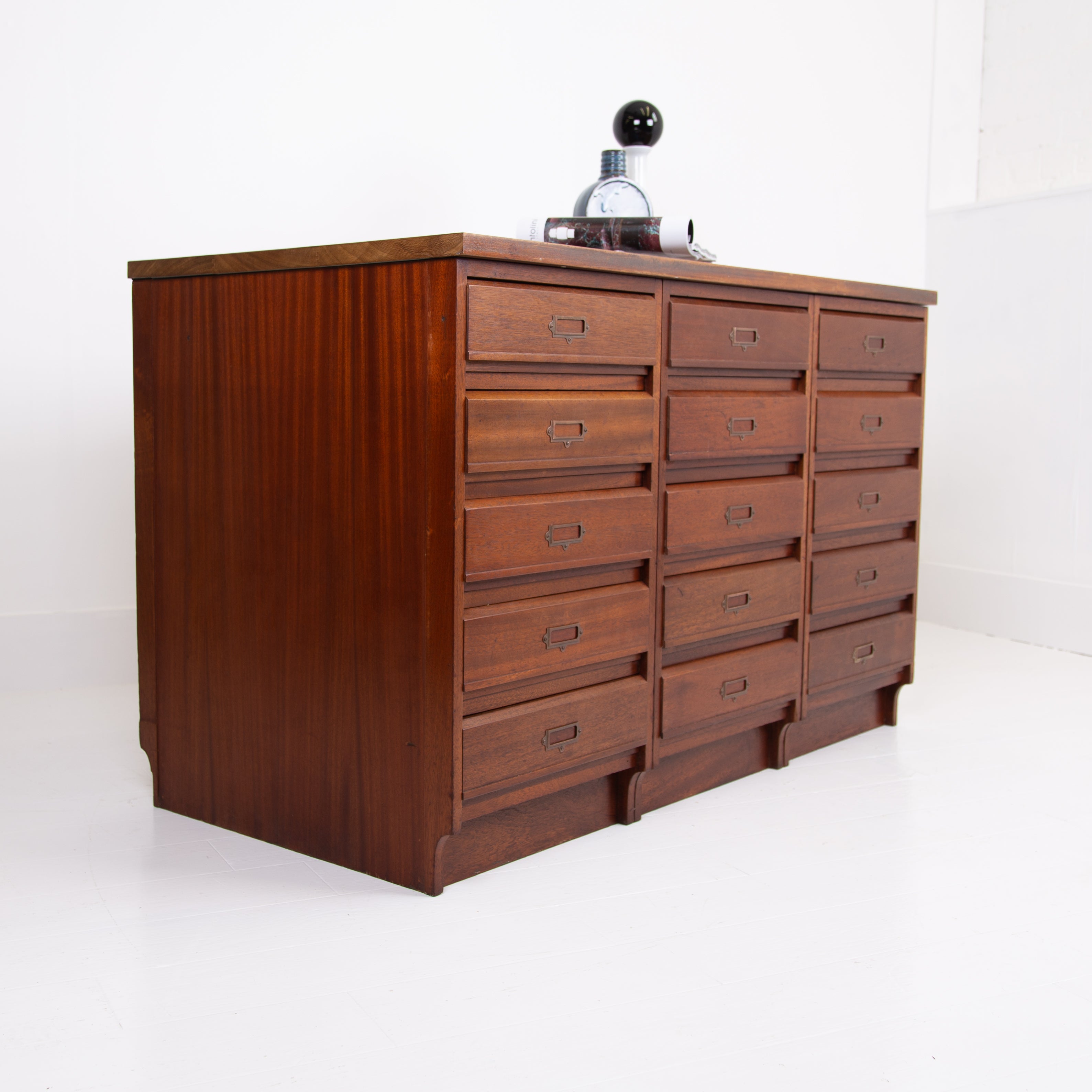 Mid Century Science Lab 15 Drawer Cabinet We have 2