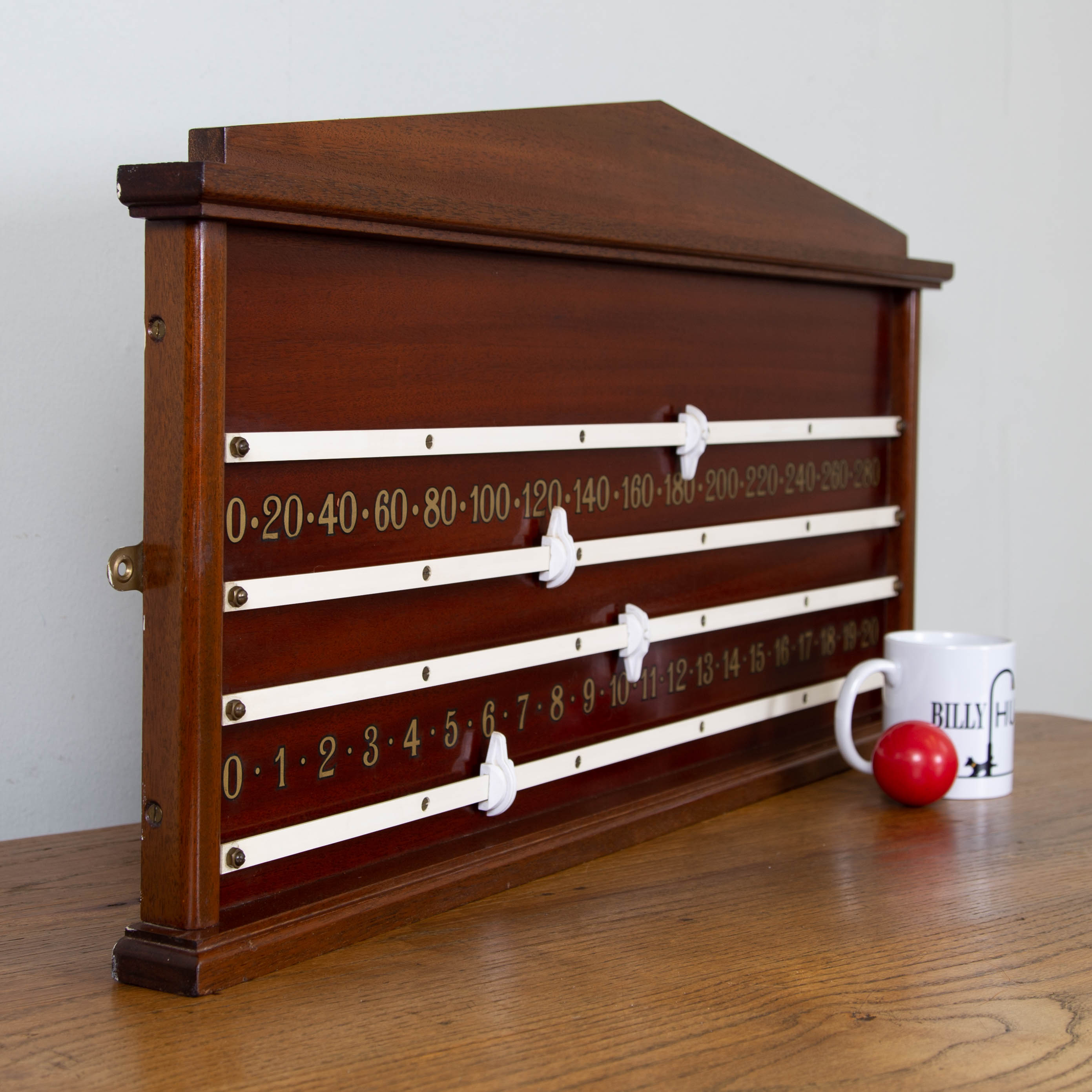 1930s Vintage Billiards Snooker Scoreboard