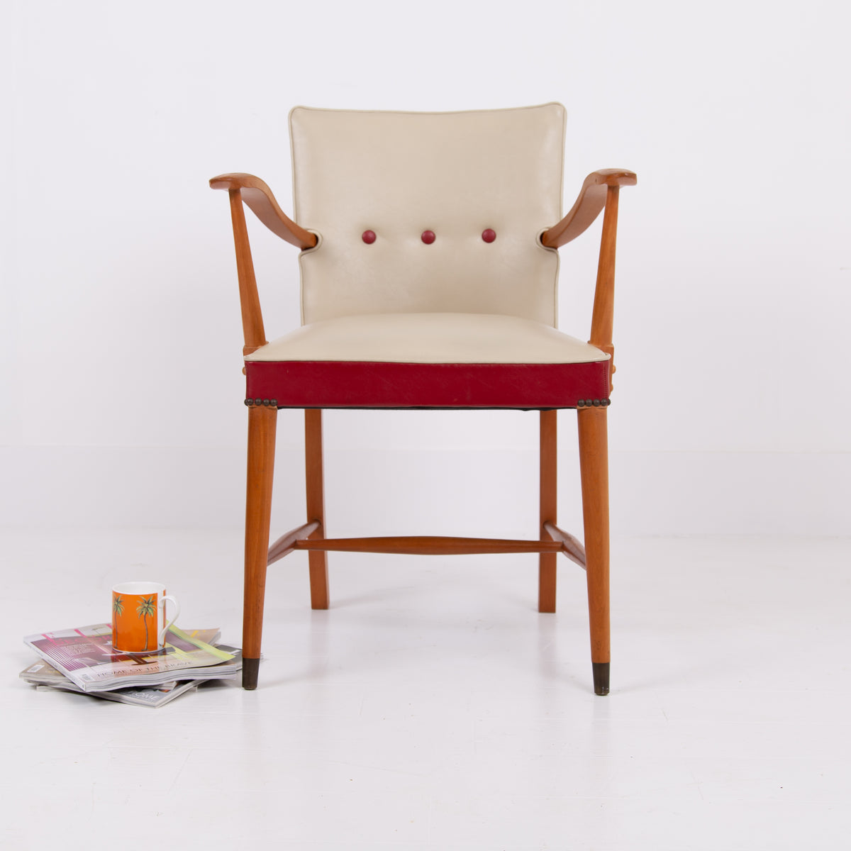 Fabulous Mid Century Desk Occasional Armchair c1950