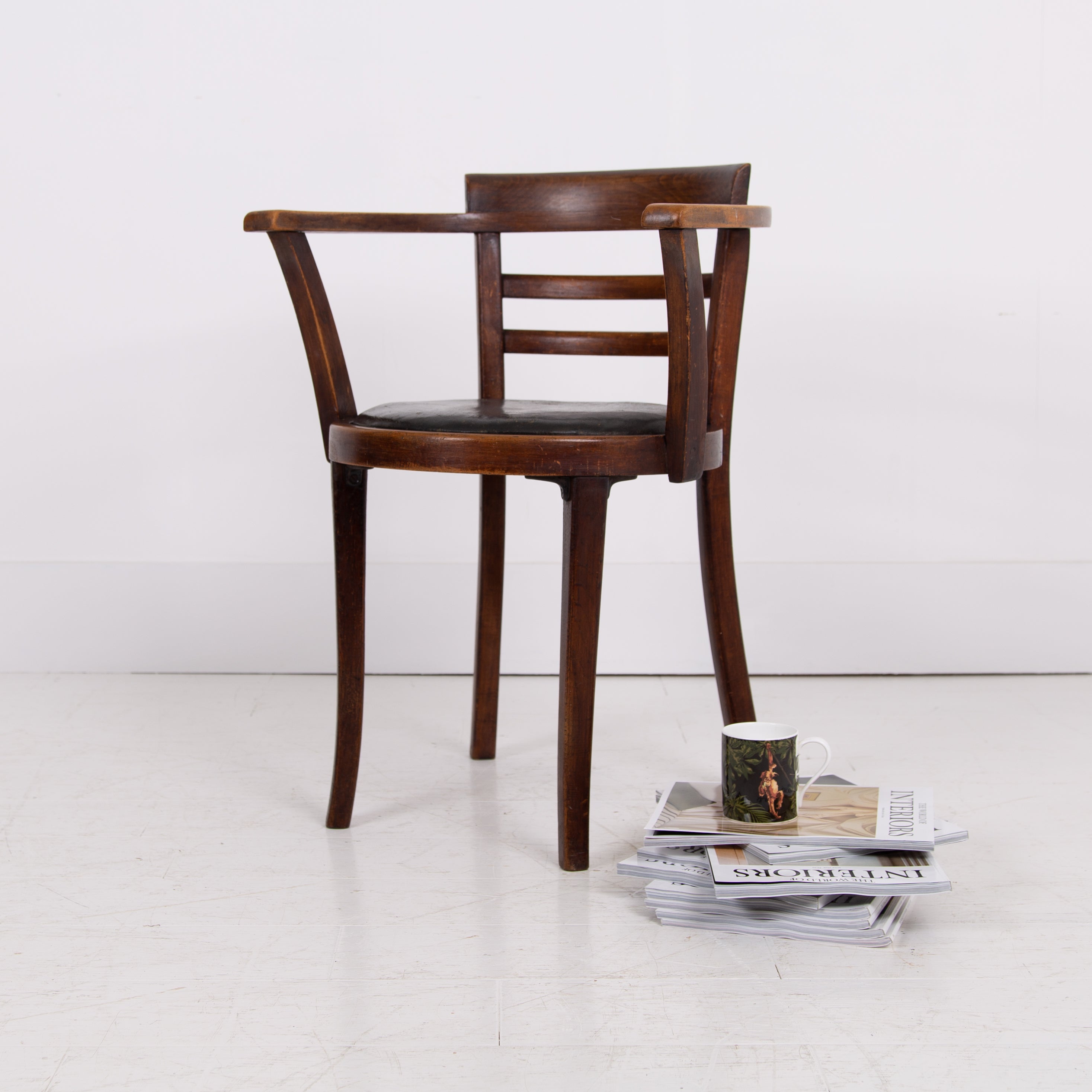 Art Deco Bentwood Occasional Armchair