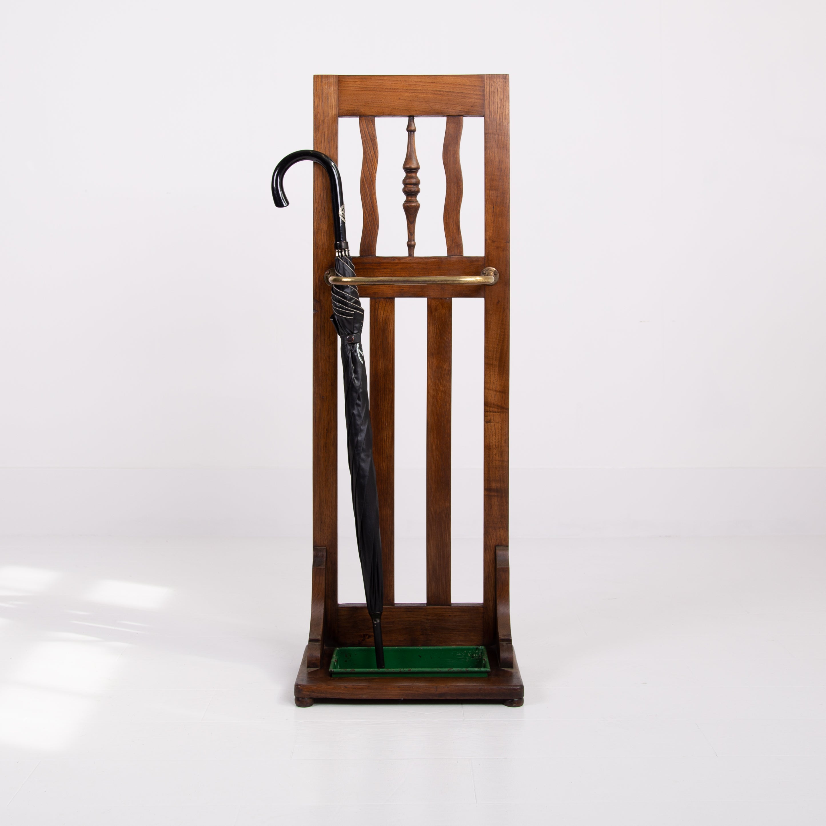 Arts and Crafts Oak Stick Umbrella Stand C1910