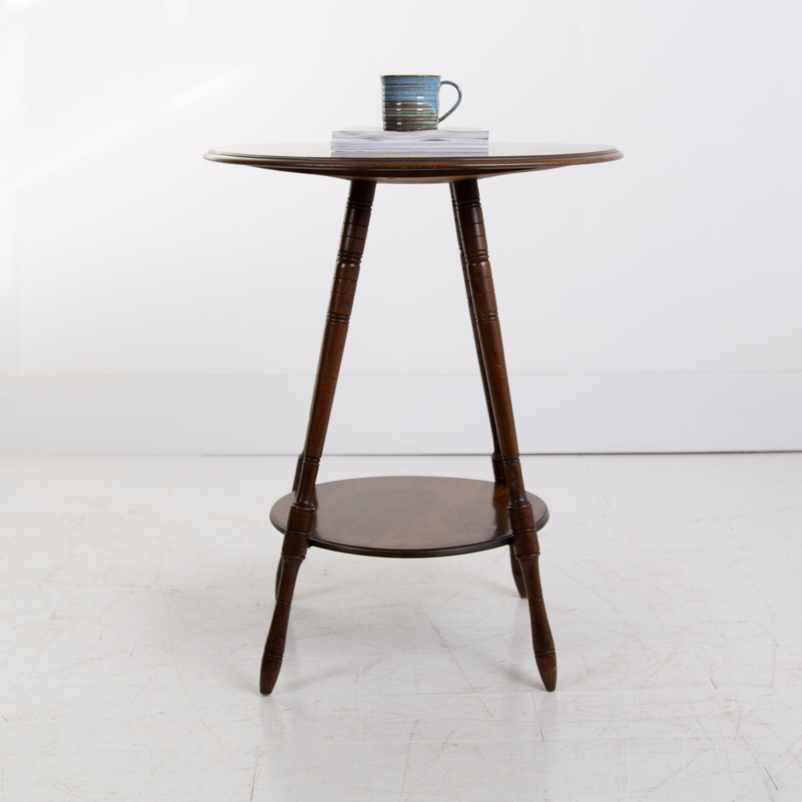 English Arts and Crafts 2 Tier Side Table C1910