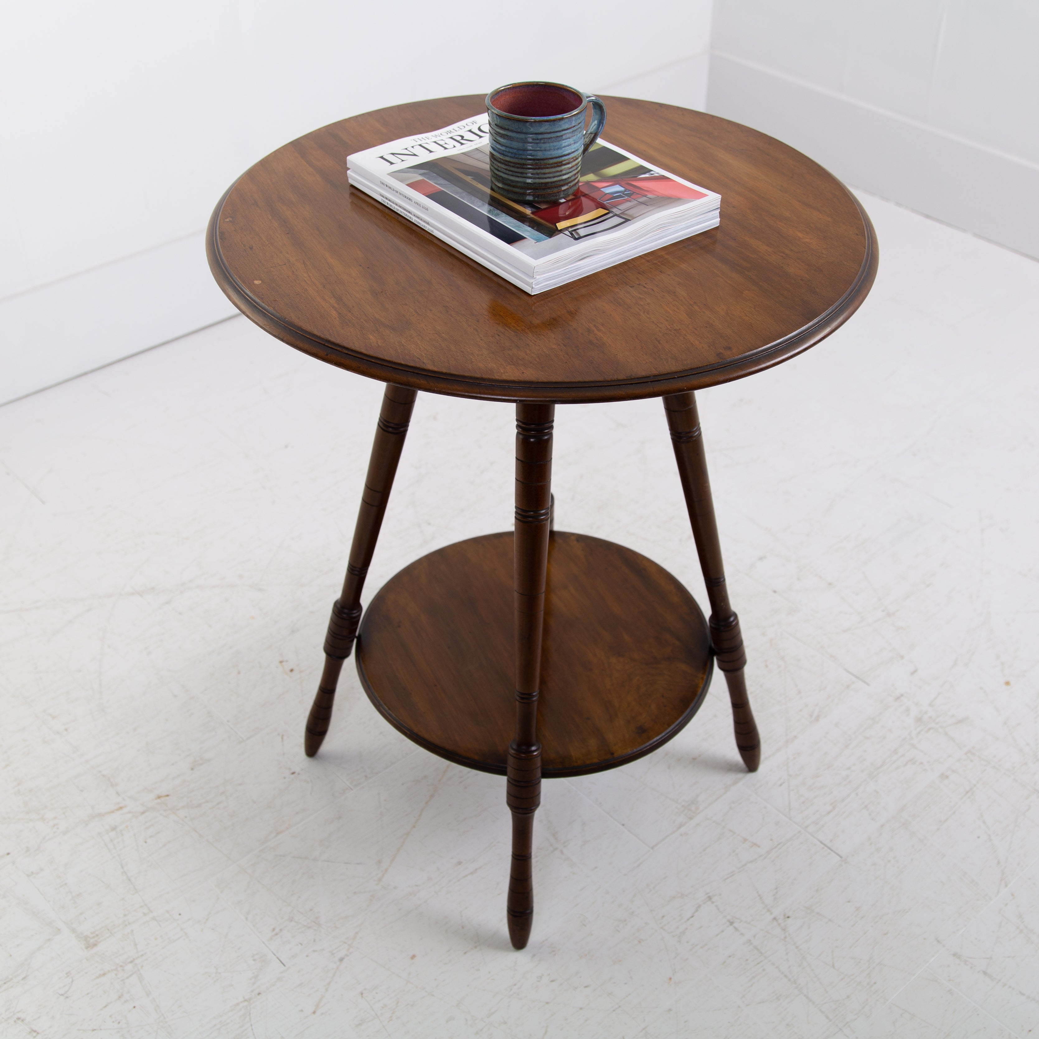 English Arts and Crafts 2 Tier Side Table C1910
