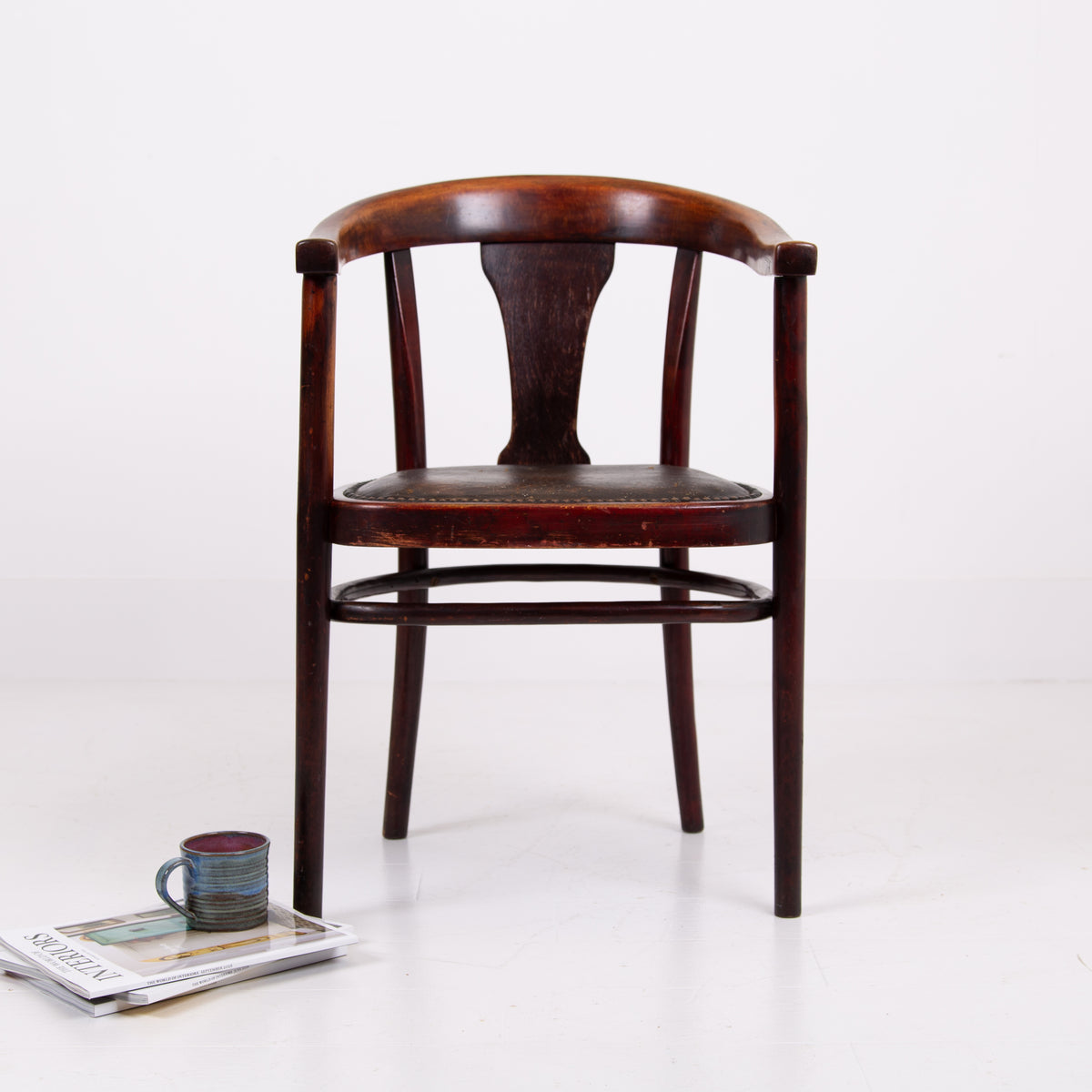 Highly Original Bentwood Desk Armchair c1930