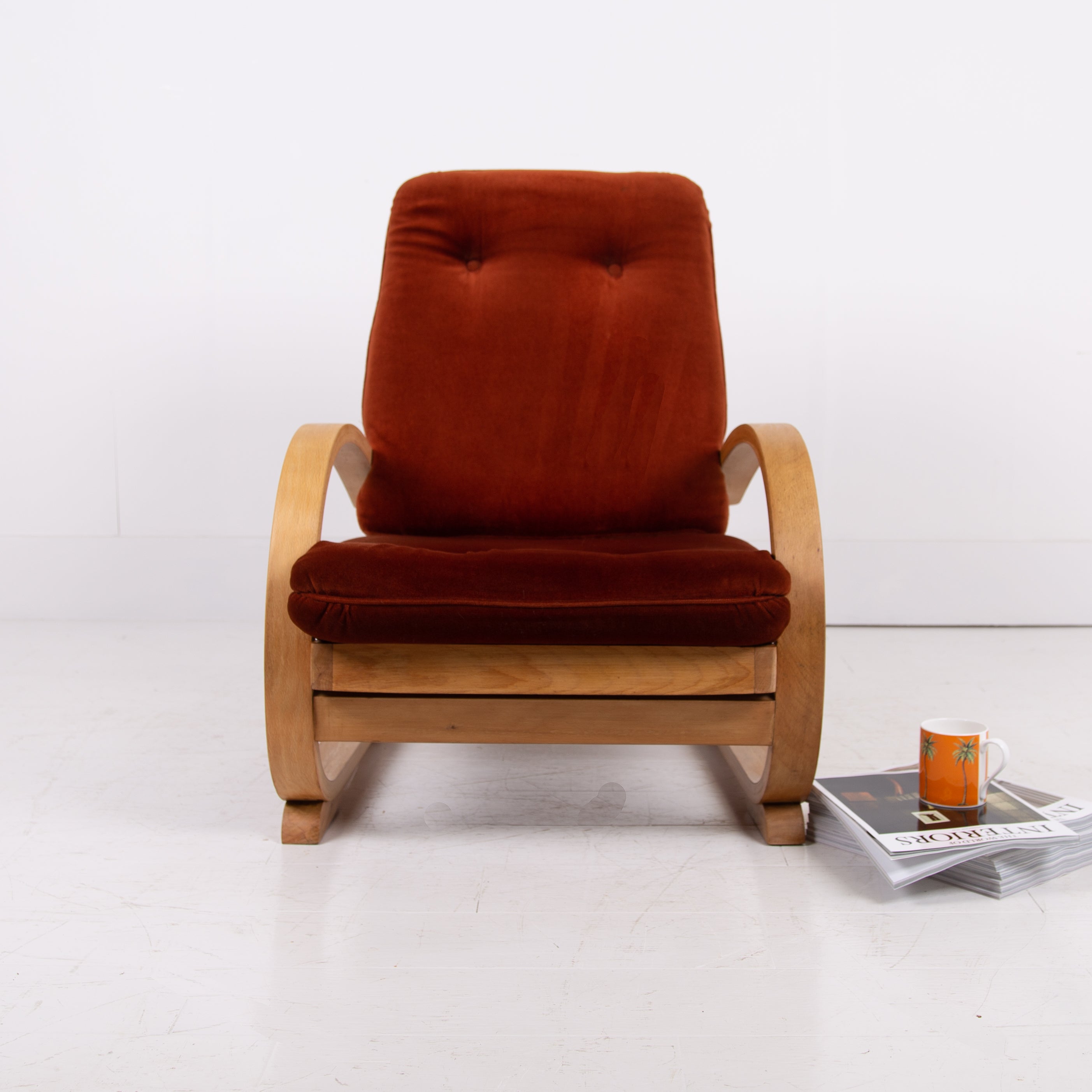 Art Deco Cantilever Bentwood Armchair