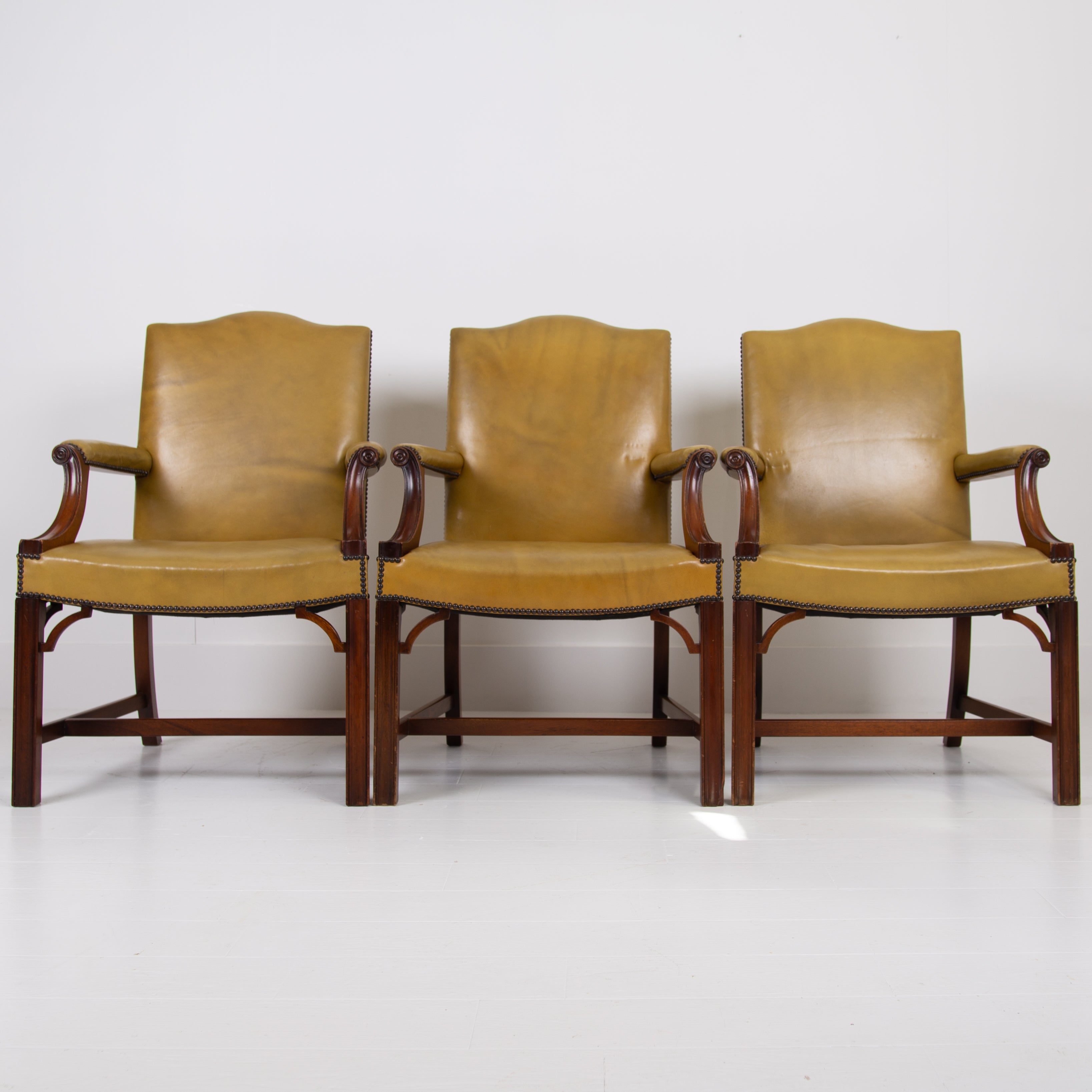 Quality Mid Century Leather Gainsborough Chair We Have 3