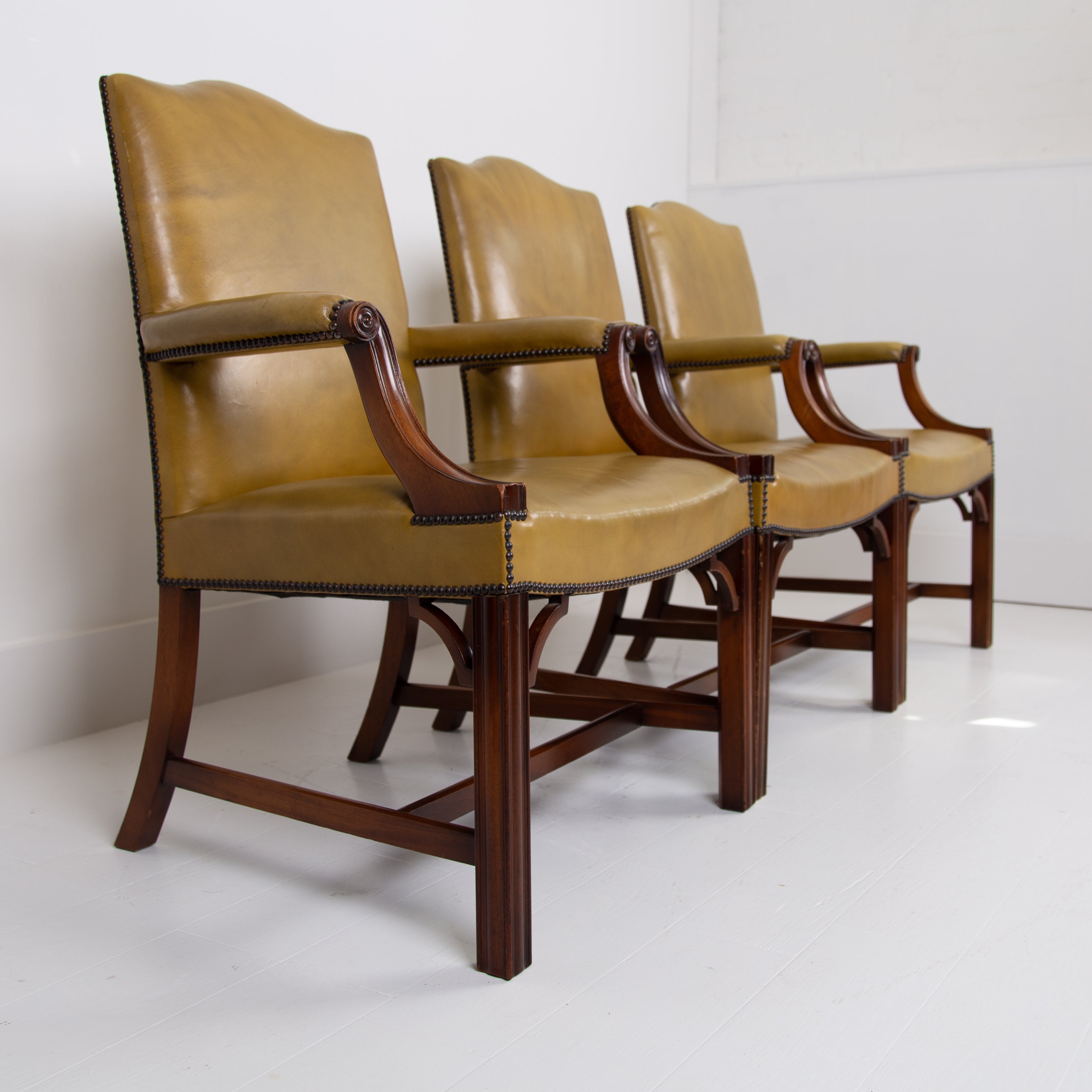 Quality Mid Century Leather Gainsborough Chair We Have 3