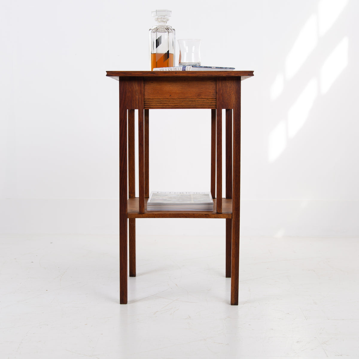 A Glasgow School Oak Arts and Crafts Side Table 1910