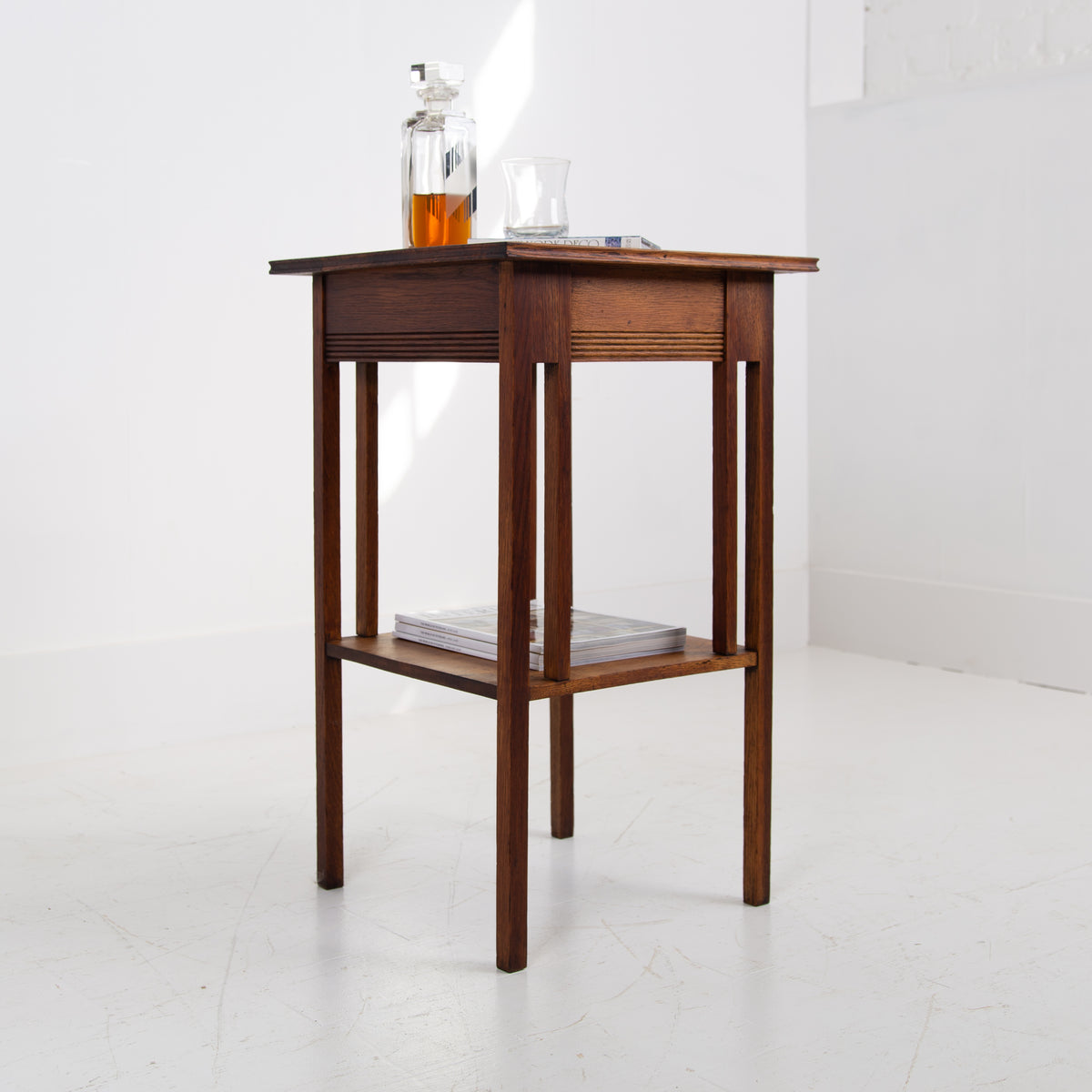 A Glasgow School Oak Arts and Crafts Side Table 1910