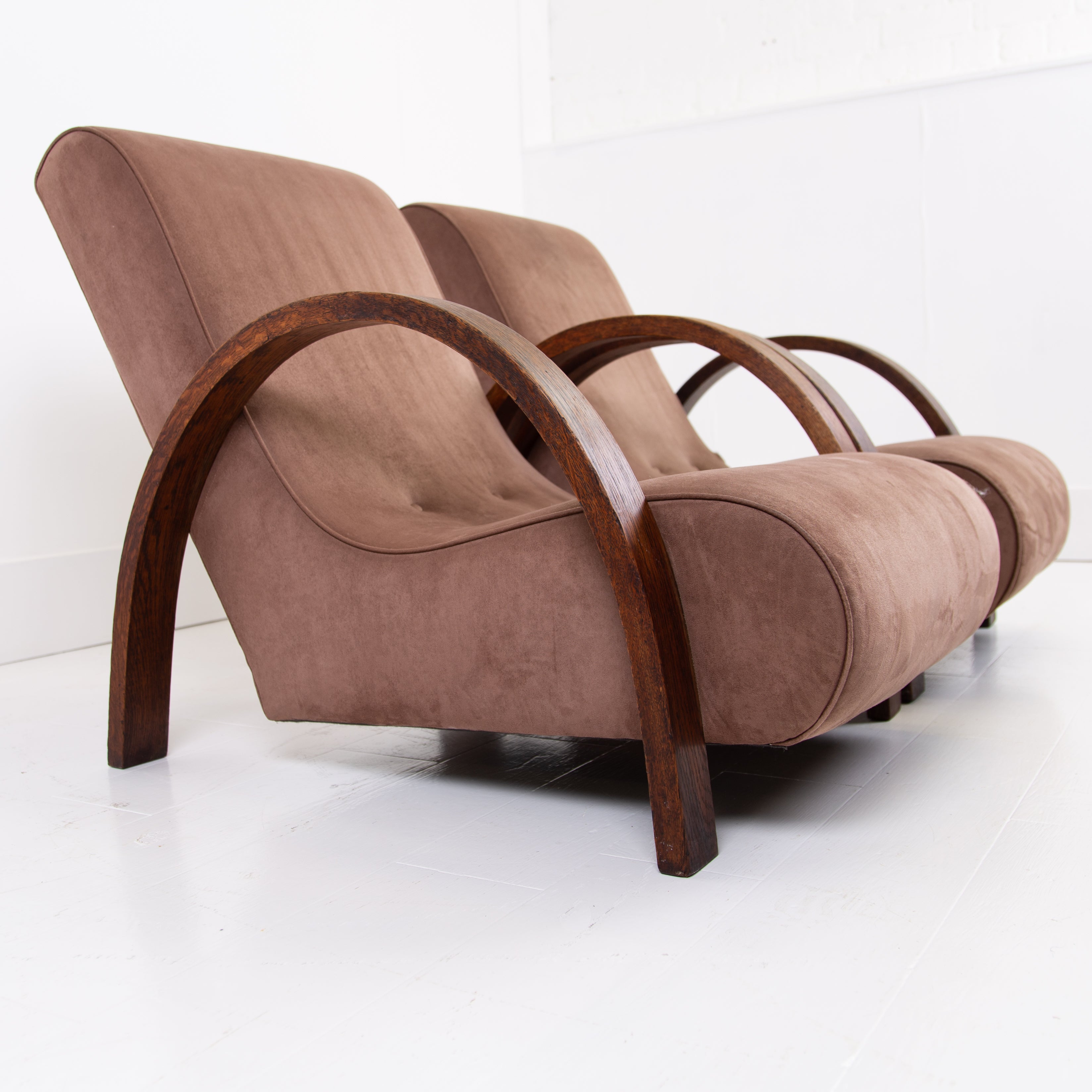 Heals Oak 1930s Art Deco Armchair We Have 2