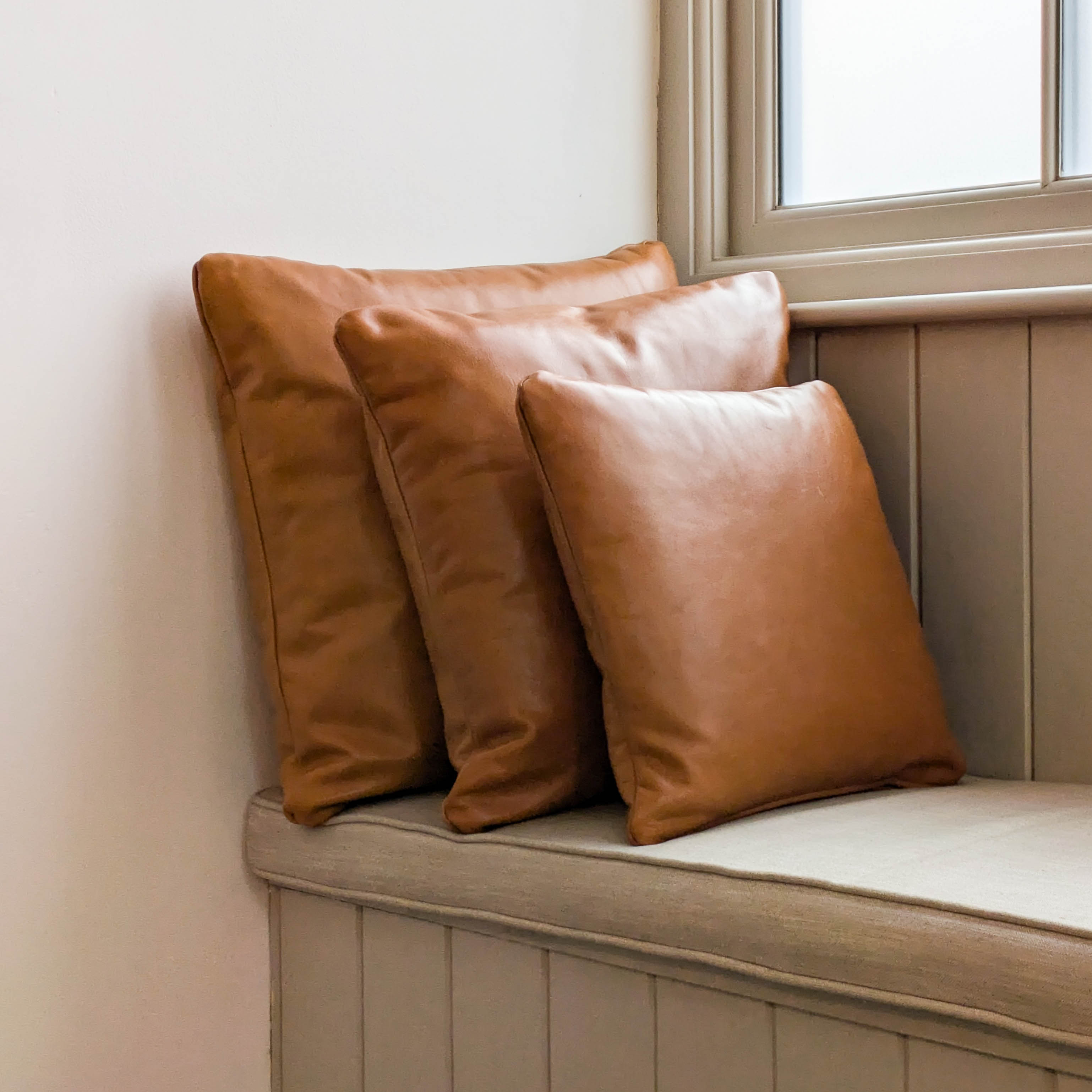 CCC1 One Of Our Luxury Leather Cushions 3 Sizes Available