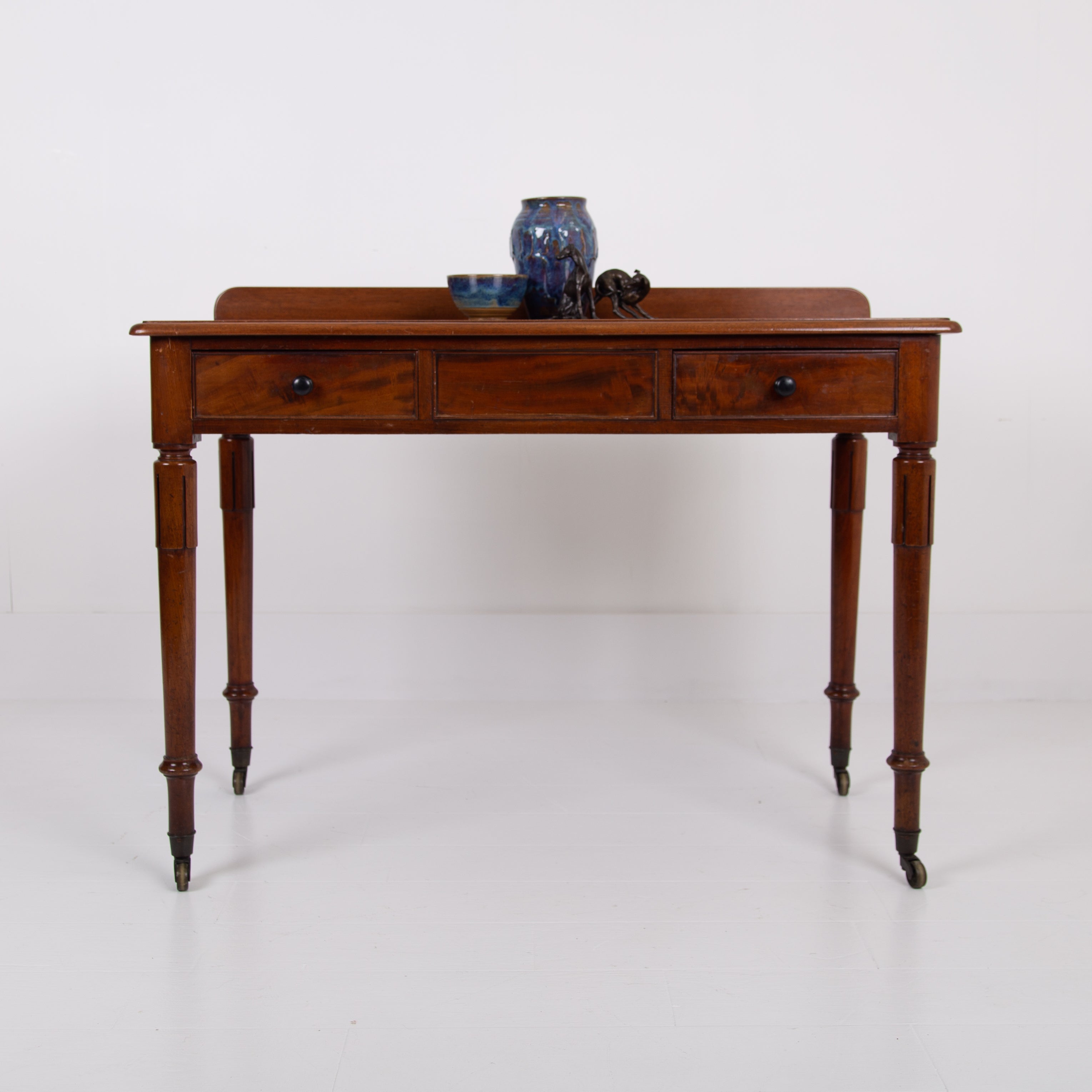 Delightful 19th Century Period 2 Drawer Side Table C1870