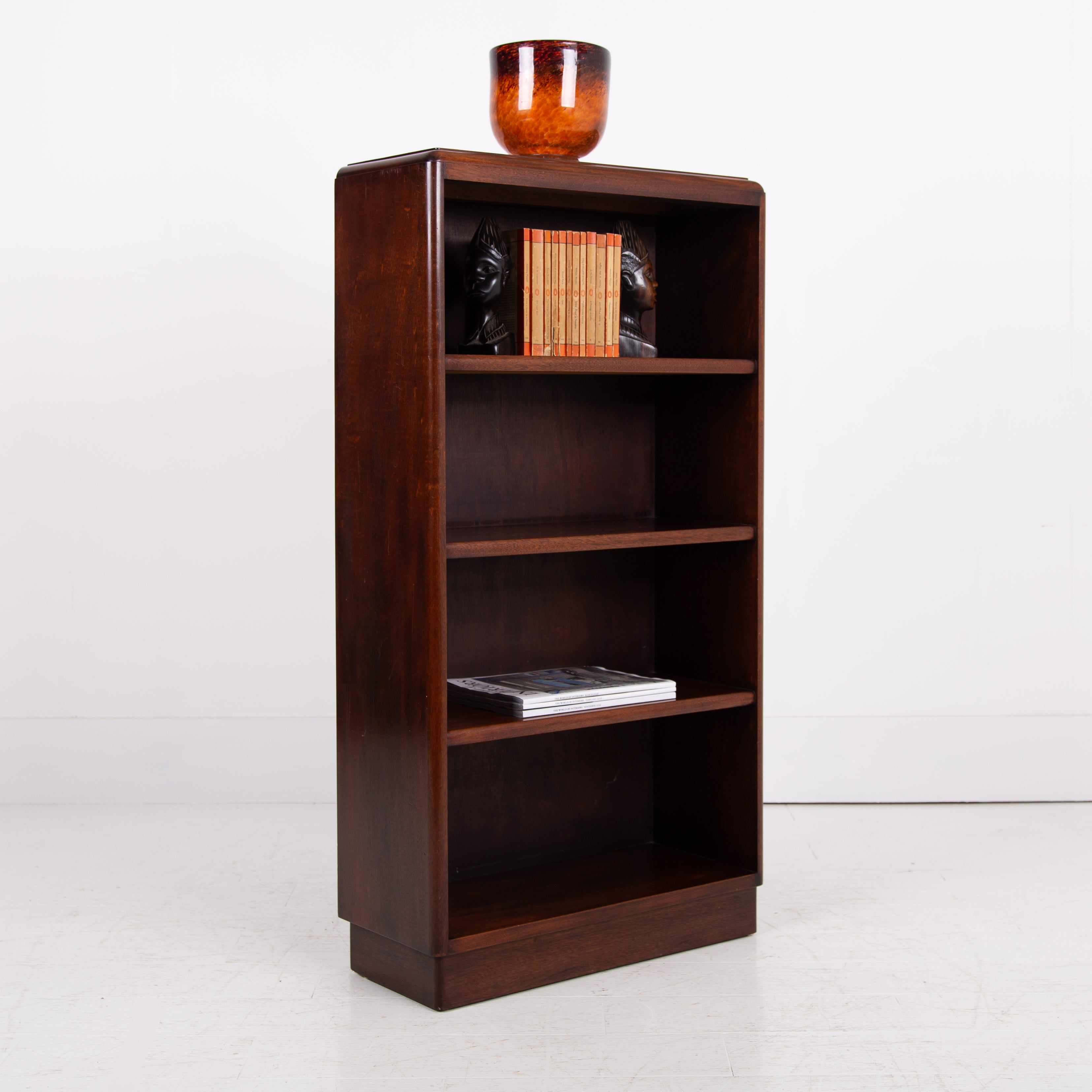 A Super Quality Open Bookcase C1930 Gordon Russell