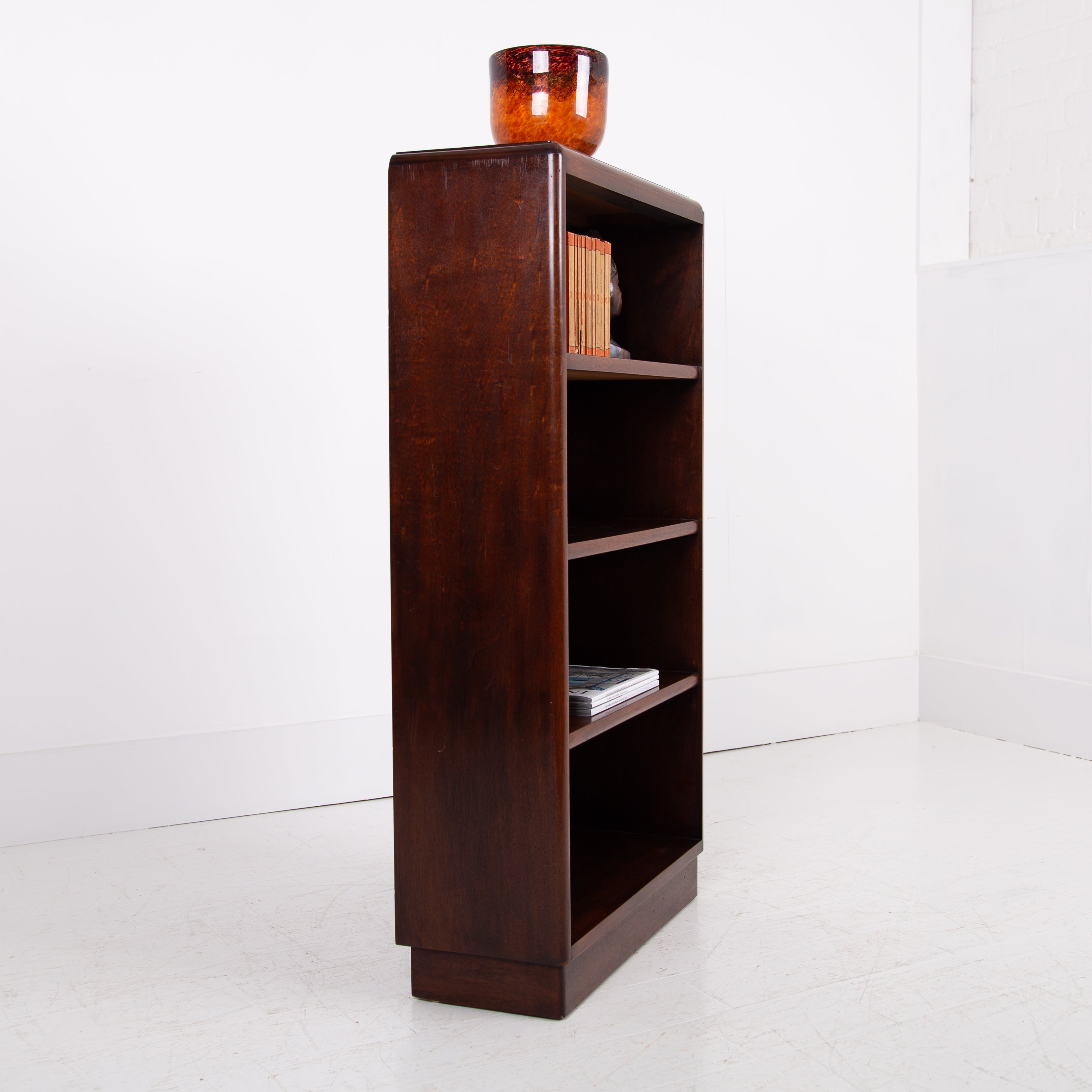 A Super Quality Open Bookcase C1930 Gordon Russell