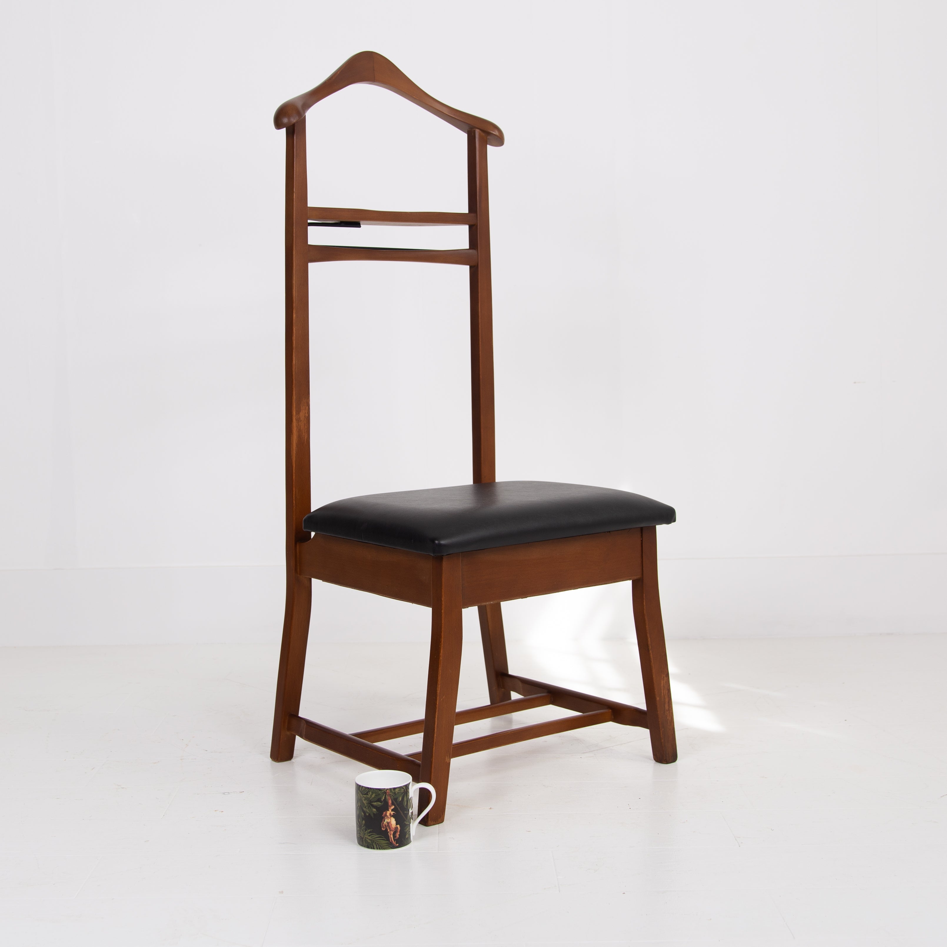 Stylish Mid Century Bedroom Clothes Valet