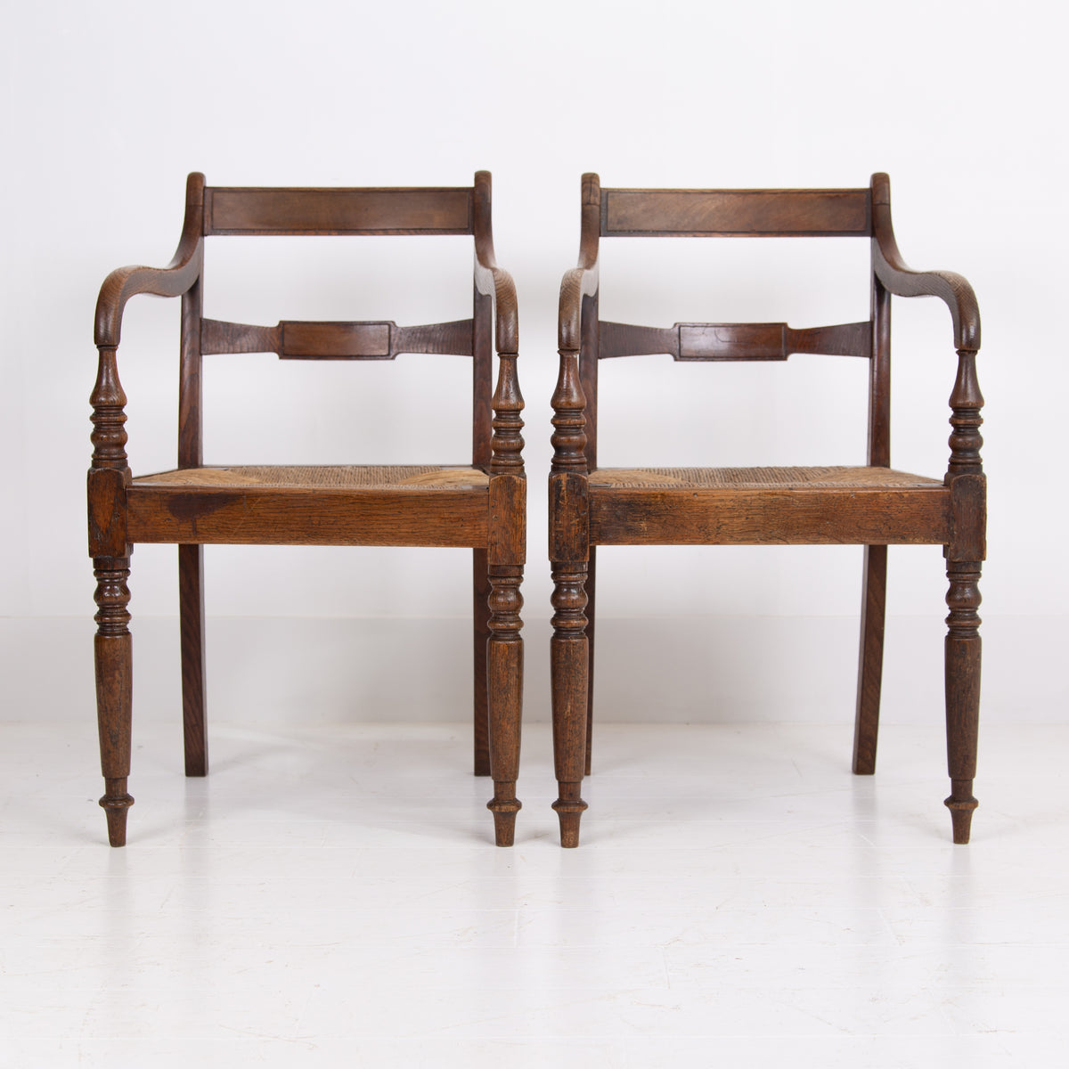 Georgian Oak Country Elbow Chairs We Have A Pair 1820s