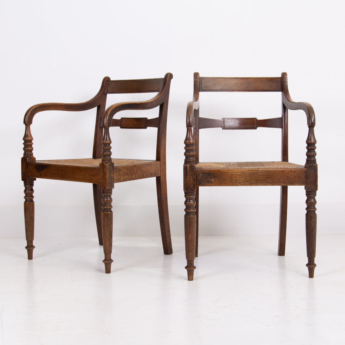Georgian Oak Country Elbow Chairs We Have A Pair 1820s