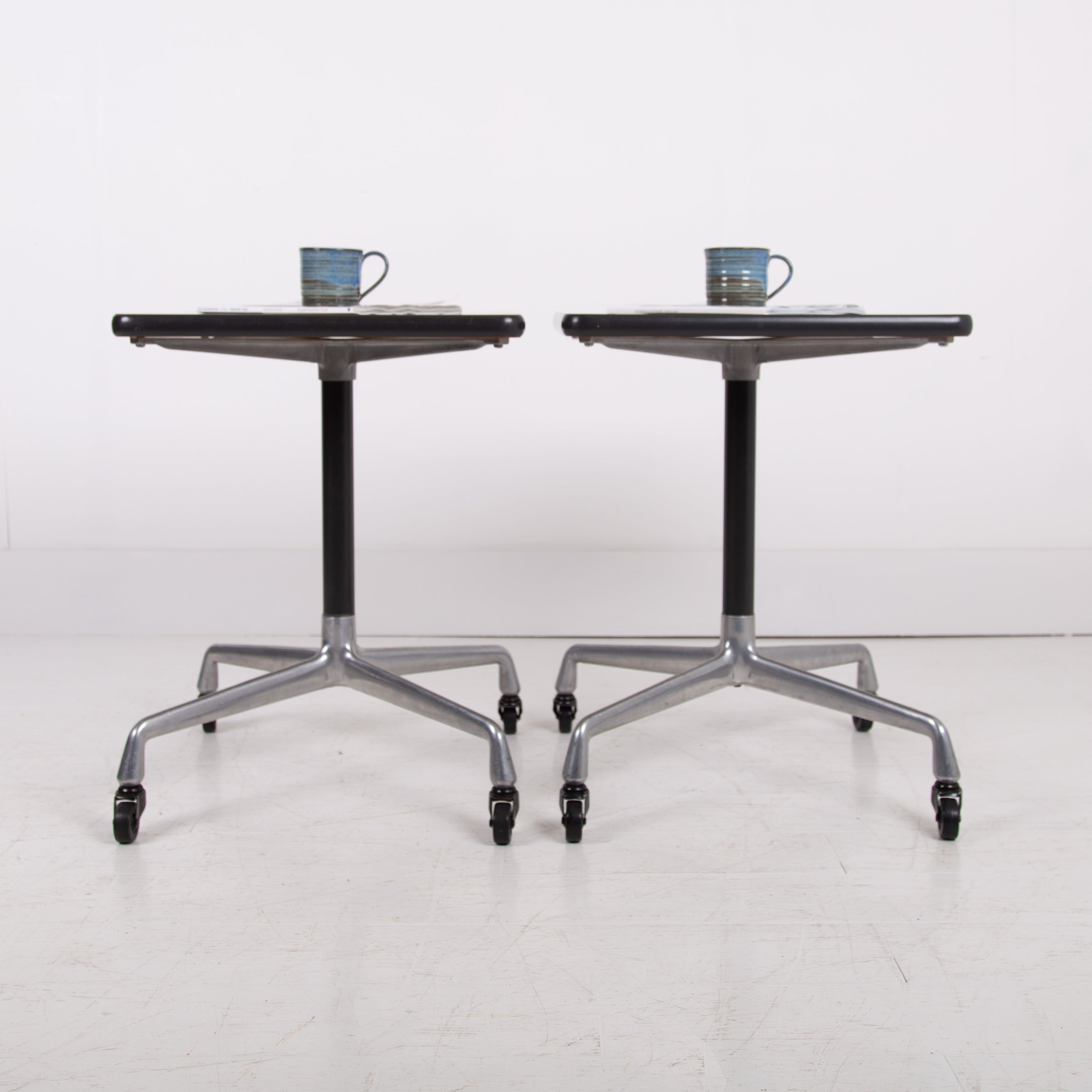 Rolling Side Table by Charles & Ray Eames for Herman Miller x2