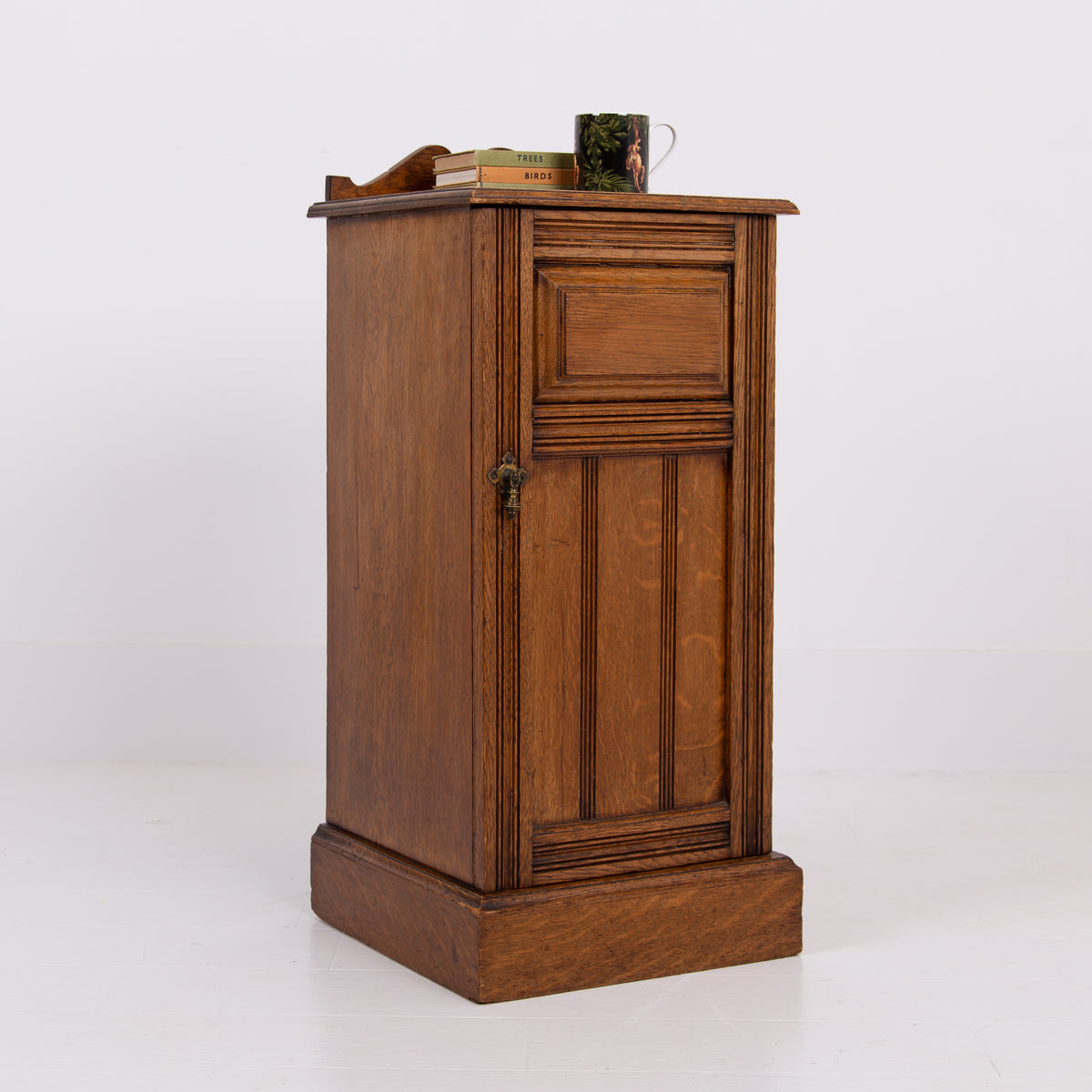 Victorian Antique Oak Side Cabinet Pot Cupboard 1900