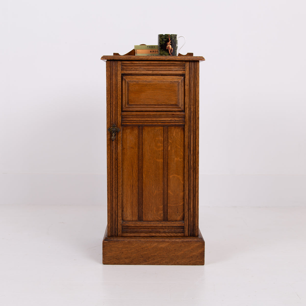 Victorian Antique Oak Side Cabinet Pot Cupboard 1900