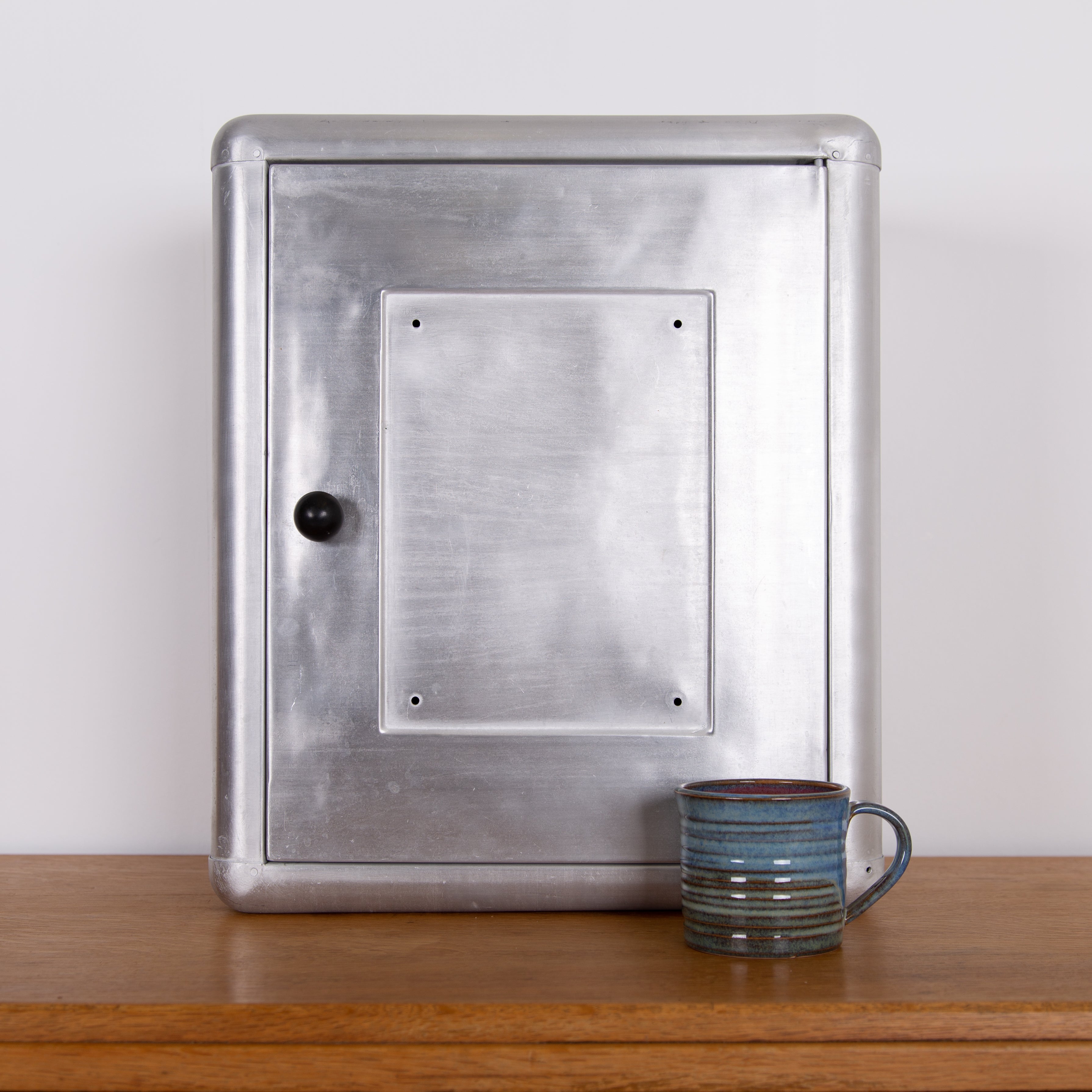 Small Pressed Aluminium Wall Cabinet C1940