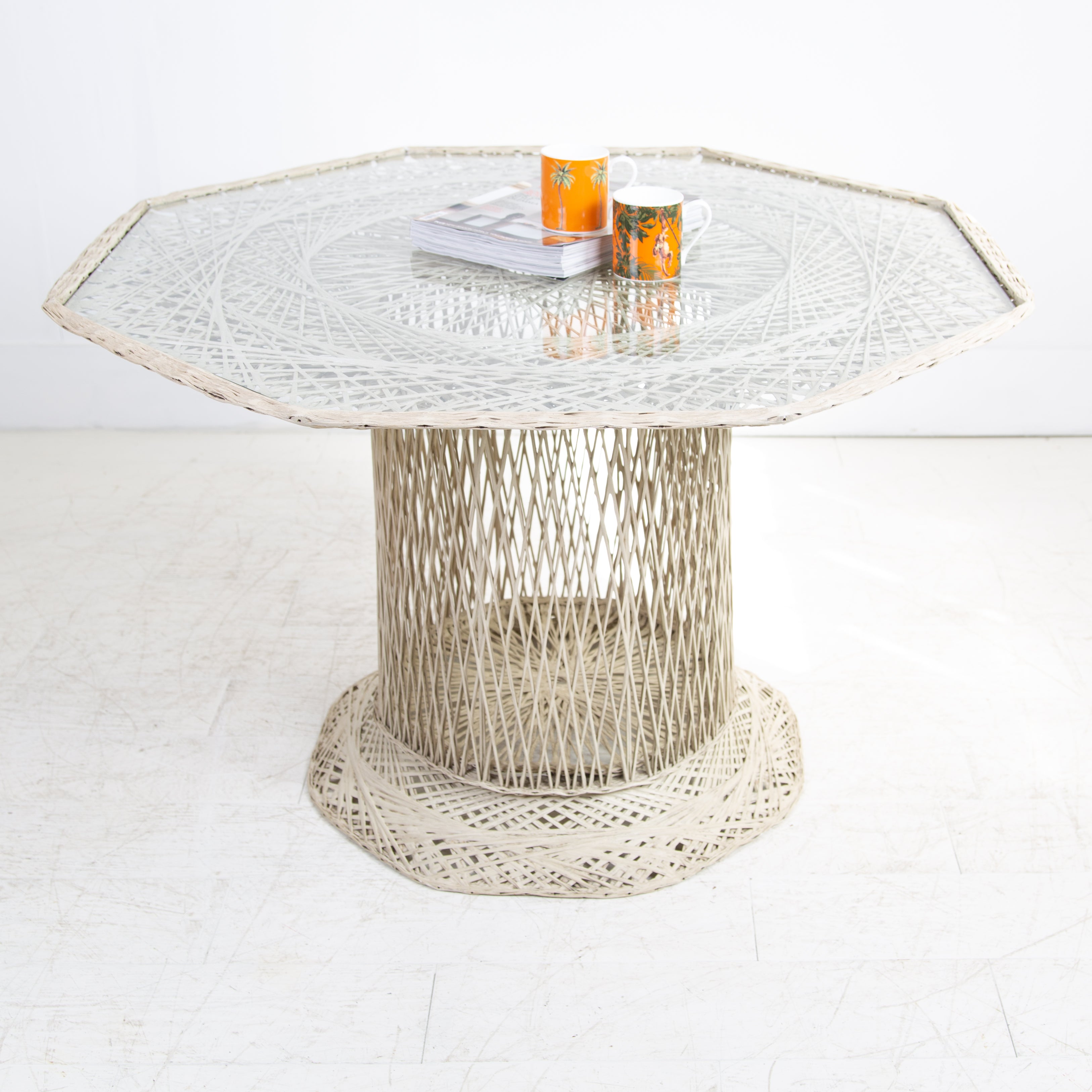 Attractive Mid Century Spun Table by Russell Woodard