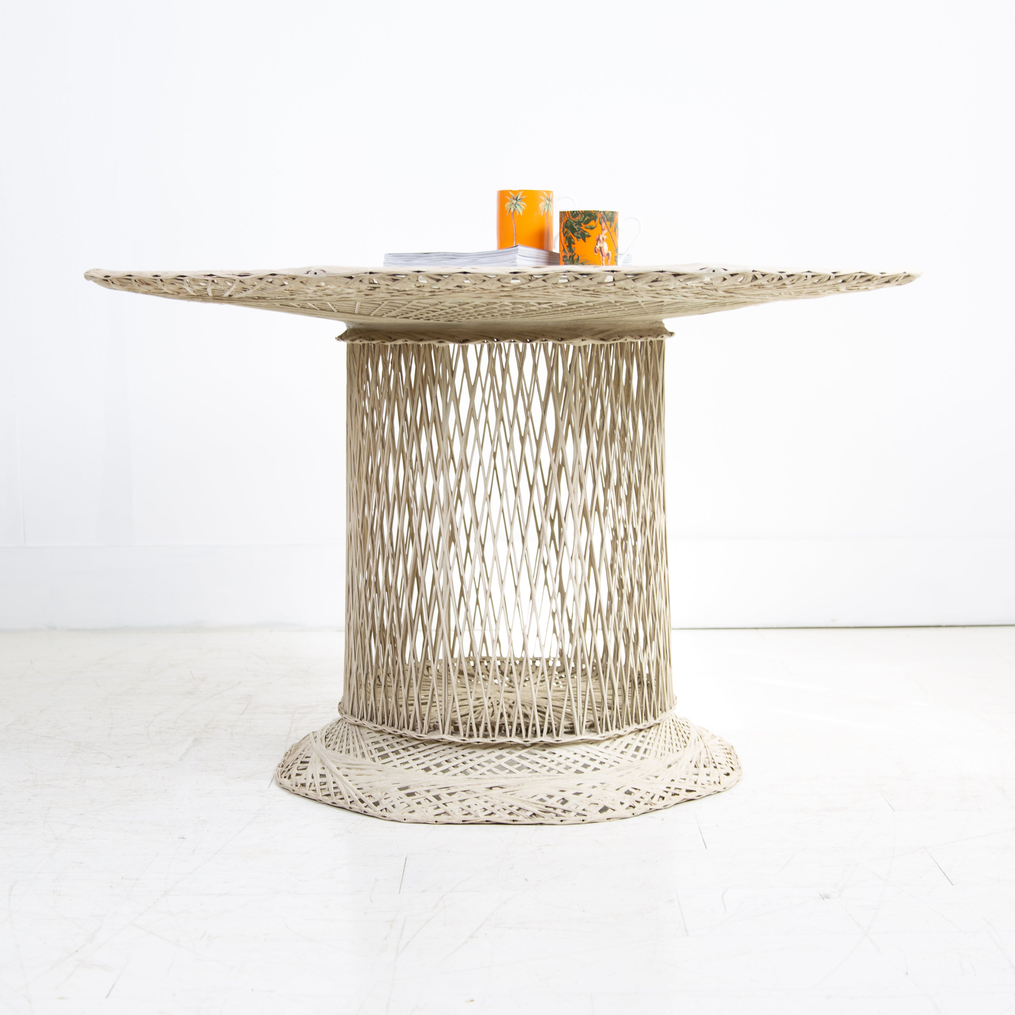 Attractive Mid Century Spun Table by Russell Woodard