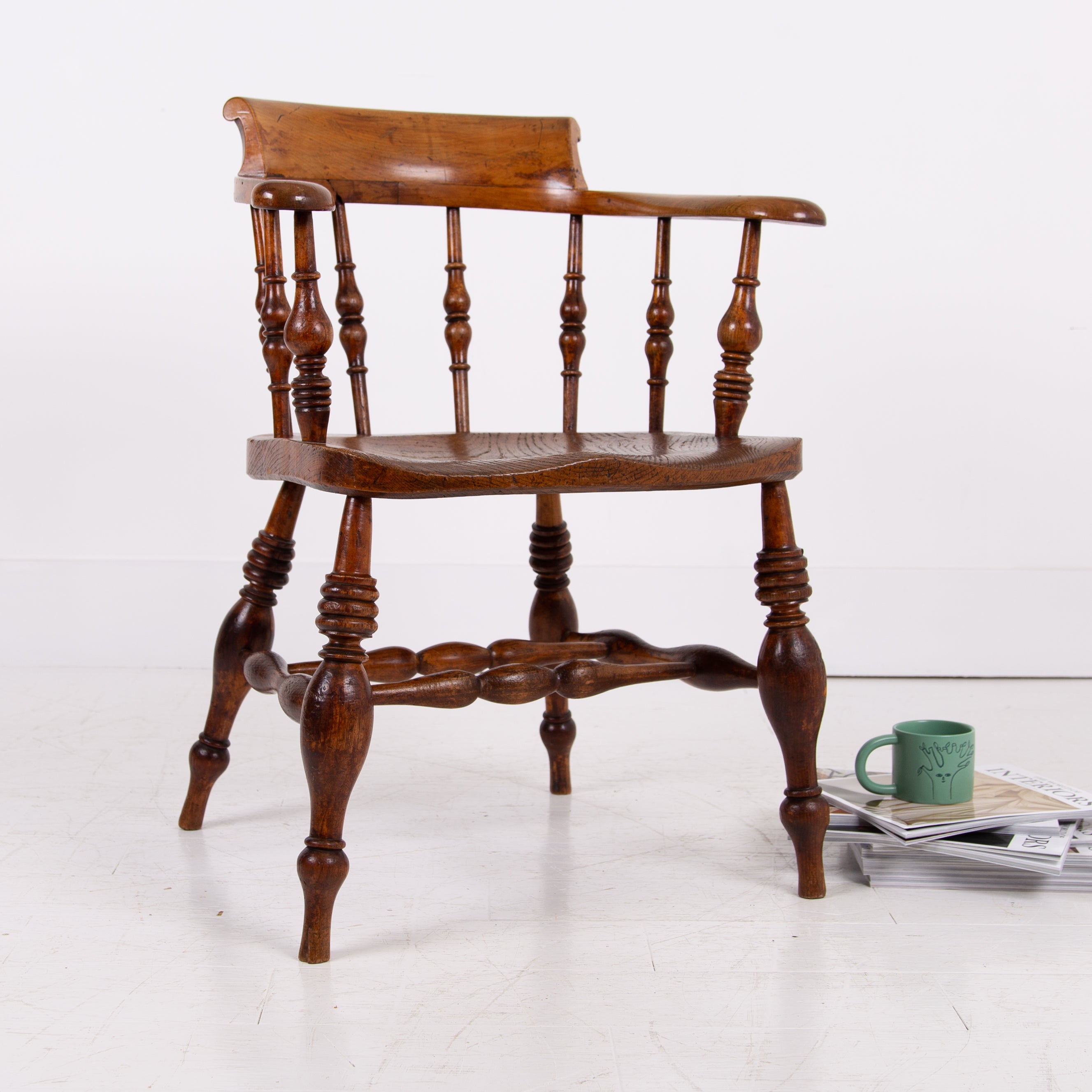 19th Century Smokers Bow Chair