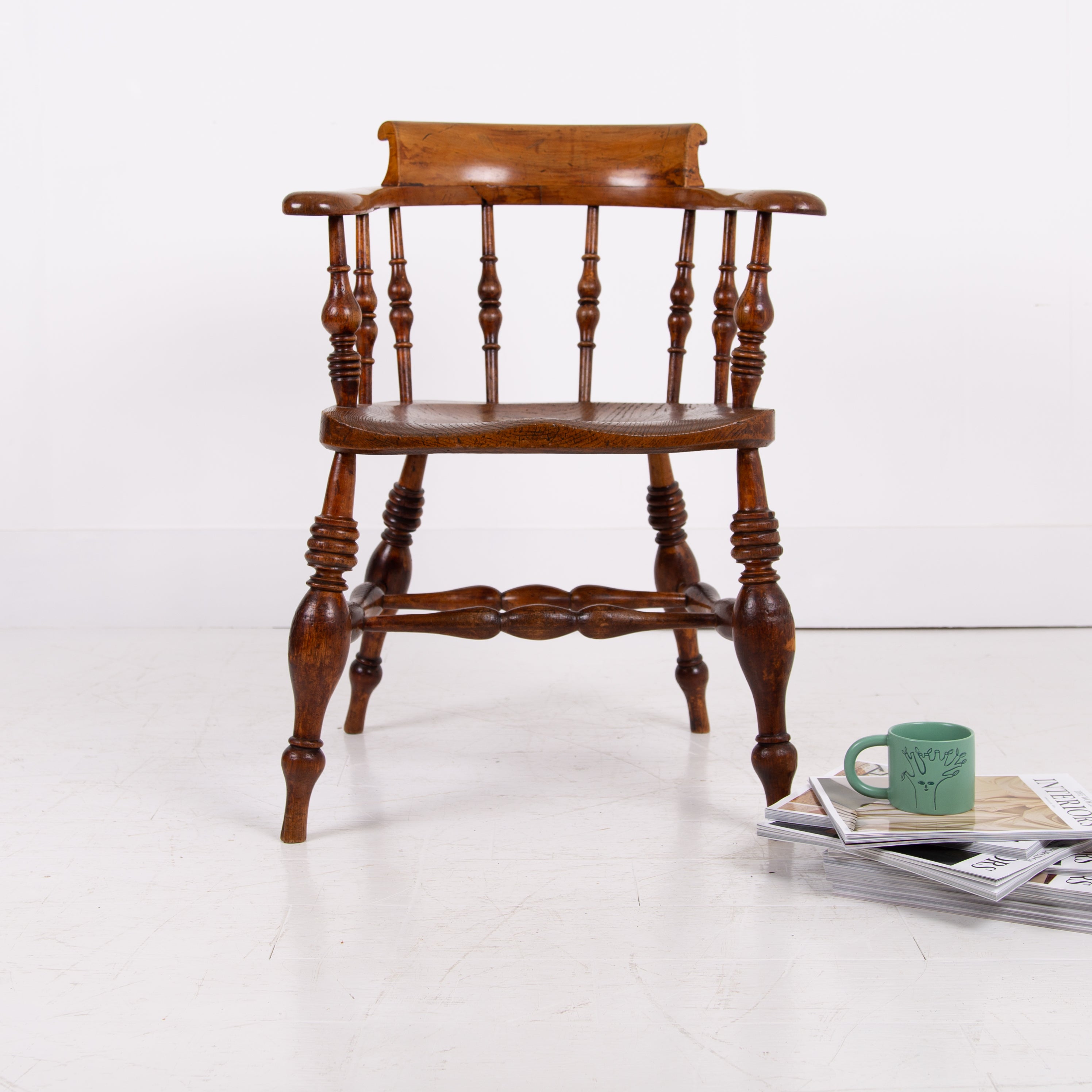 19th Century Smokers Bow Chair
