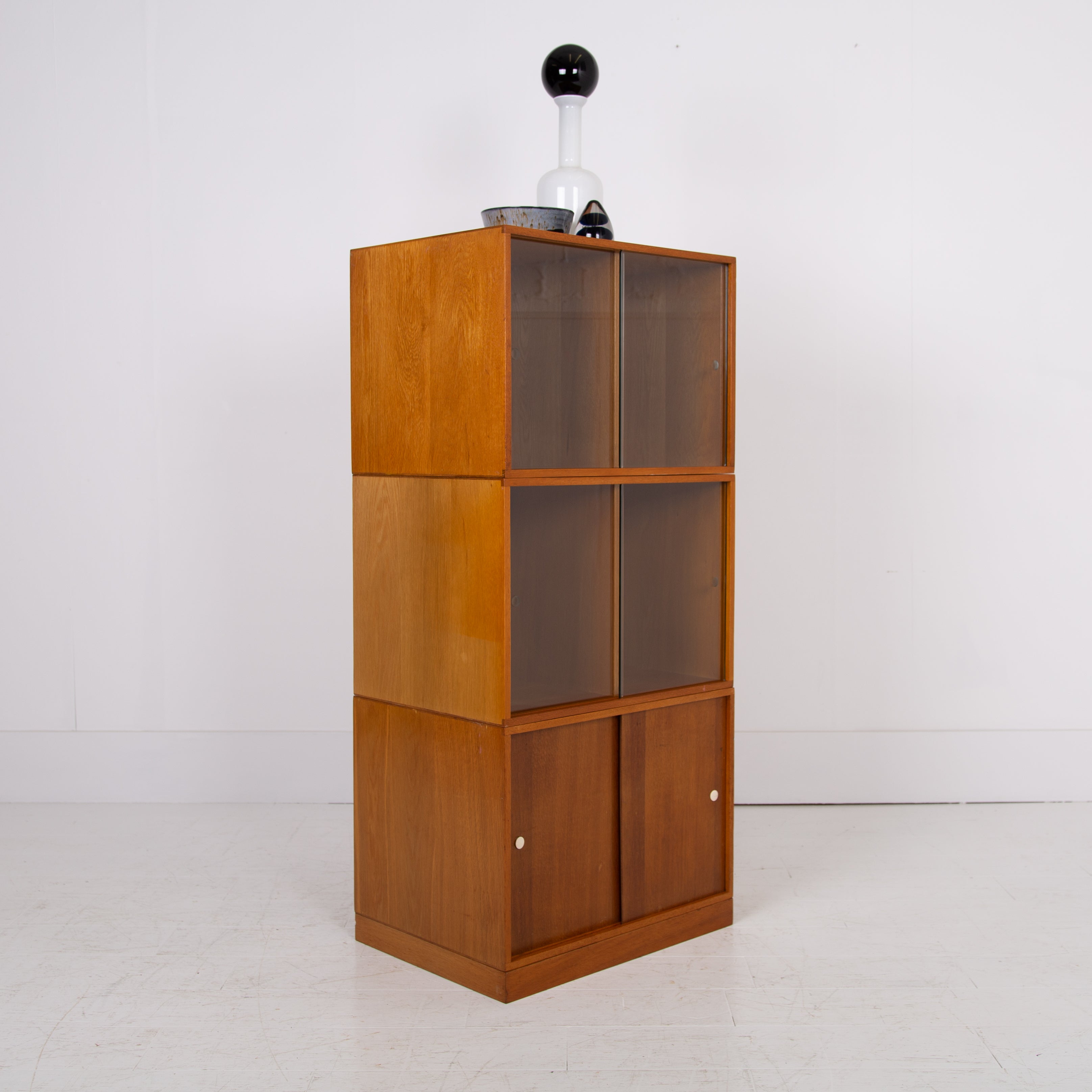 A Mid Century Unix Oak Cabinet C1960