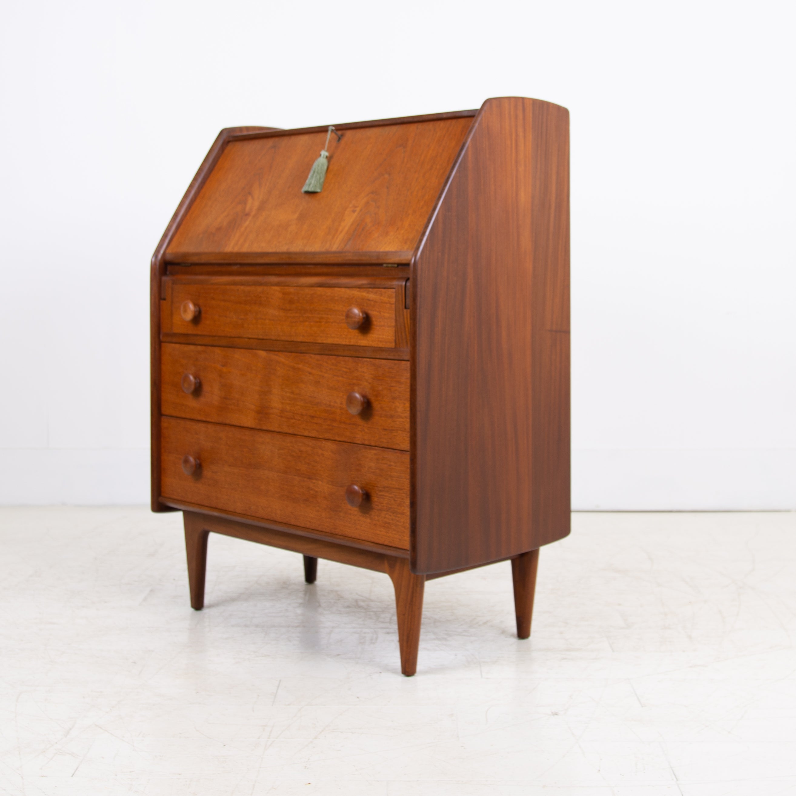 Mid Century Bureau Desk With Drawers By John Herbert for Younger
