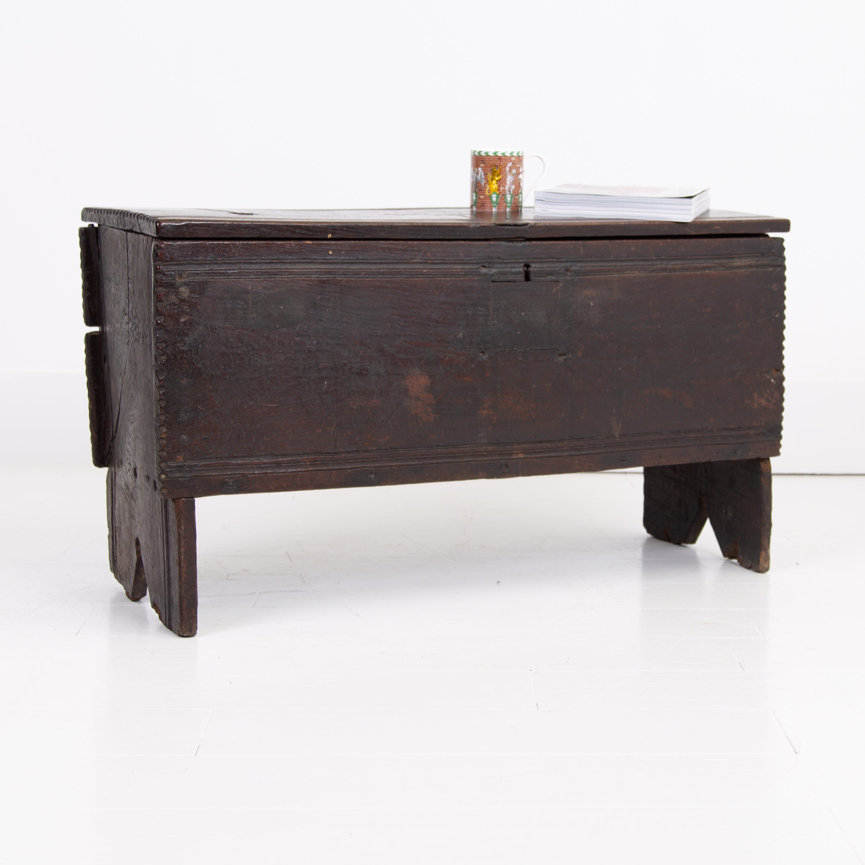 An Attractive Oak George III Period Coffer Chest