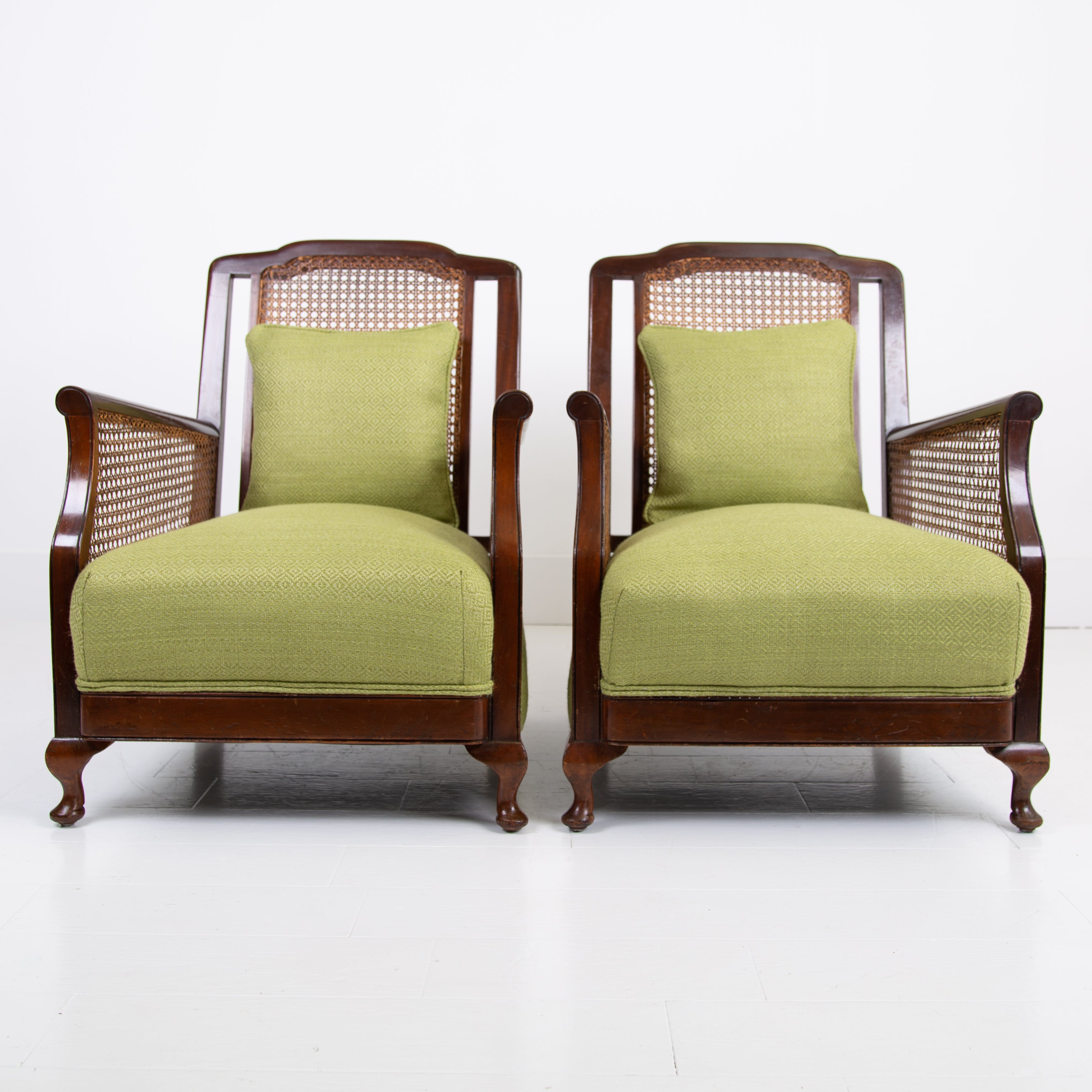Attractive 1920s Bergere Armchair New Upholstery We Have Two