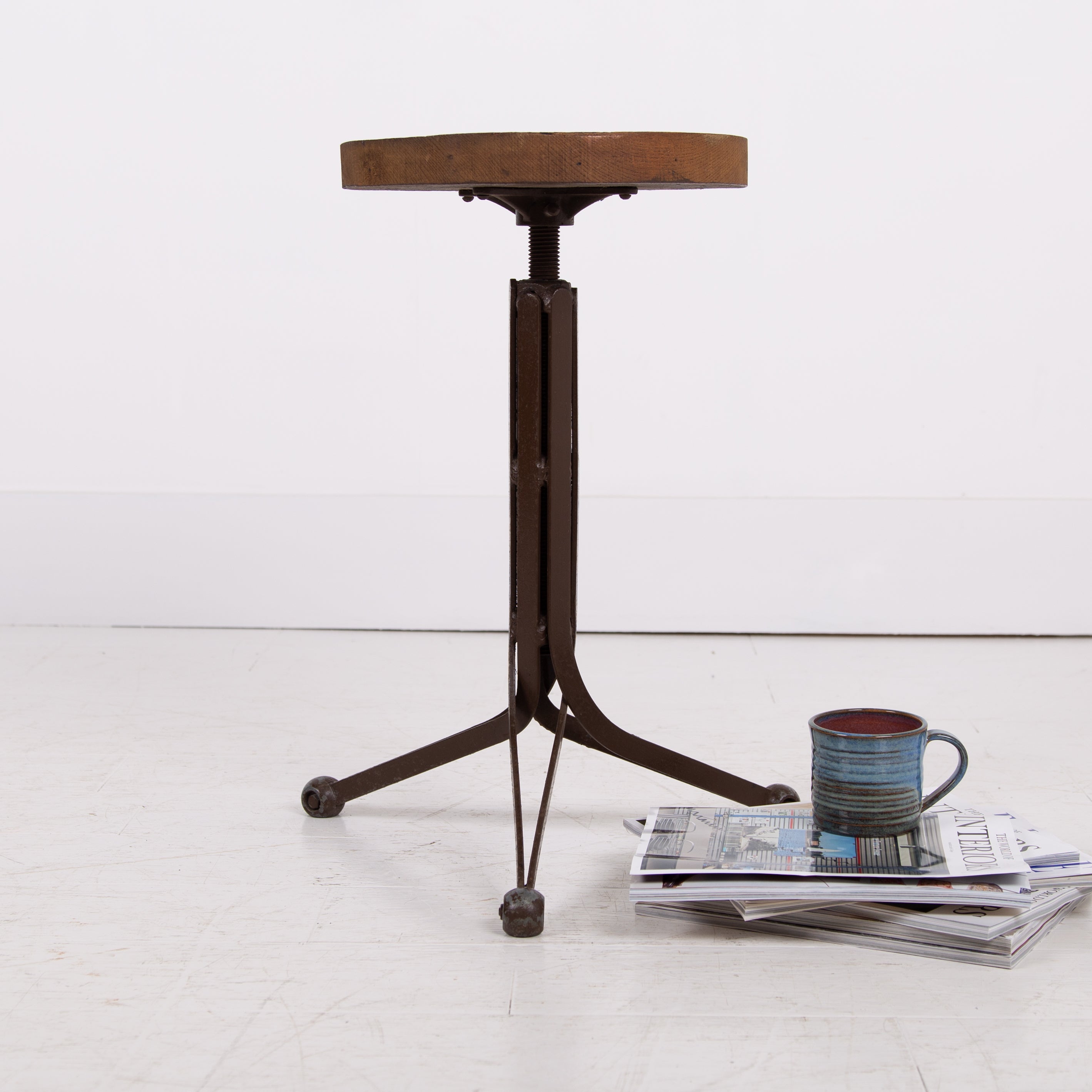 A Rubery Owen Blade Workshop Stool C1940