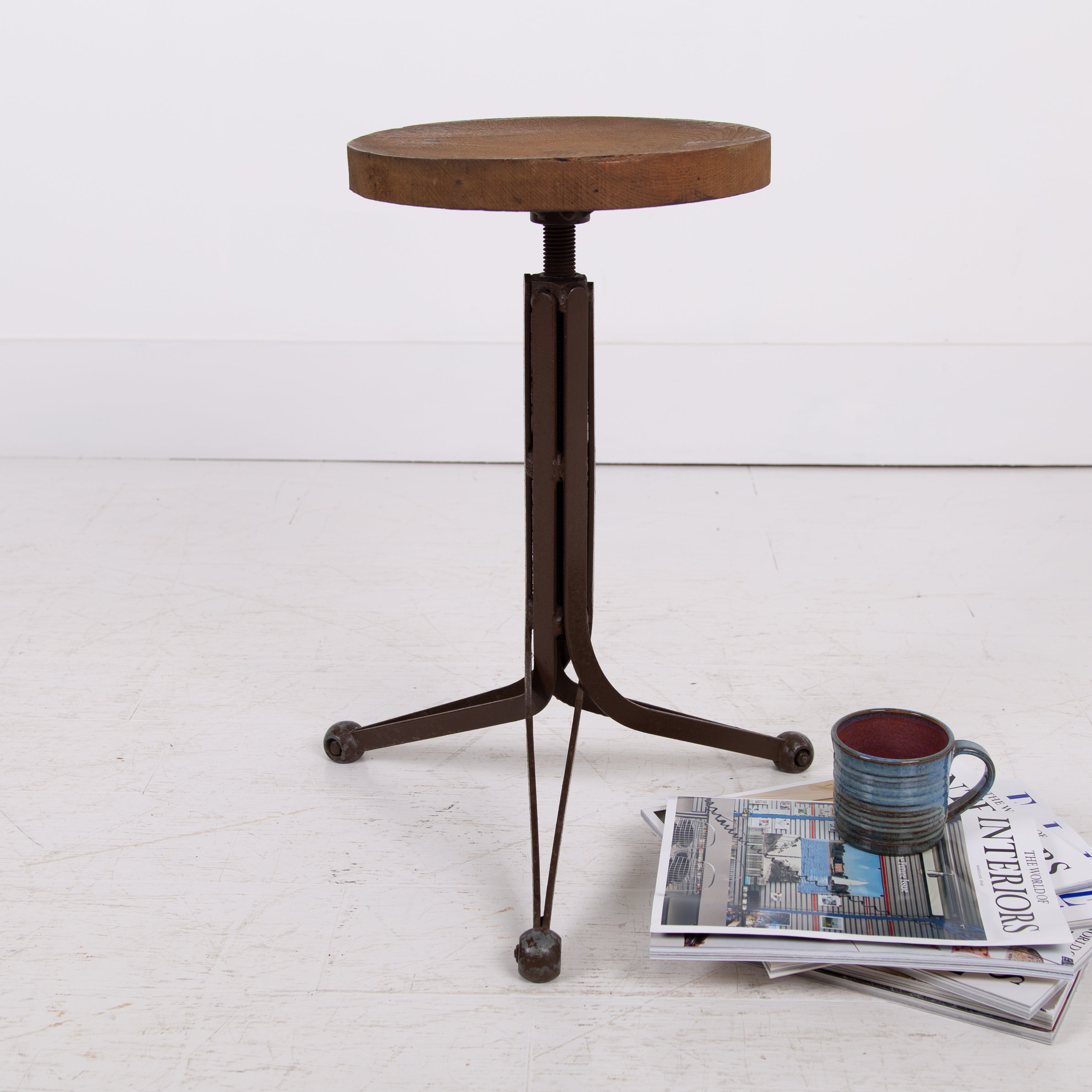 A Rubery Owen Blade Workshop Stool C1940