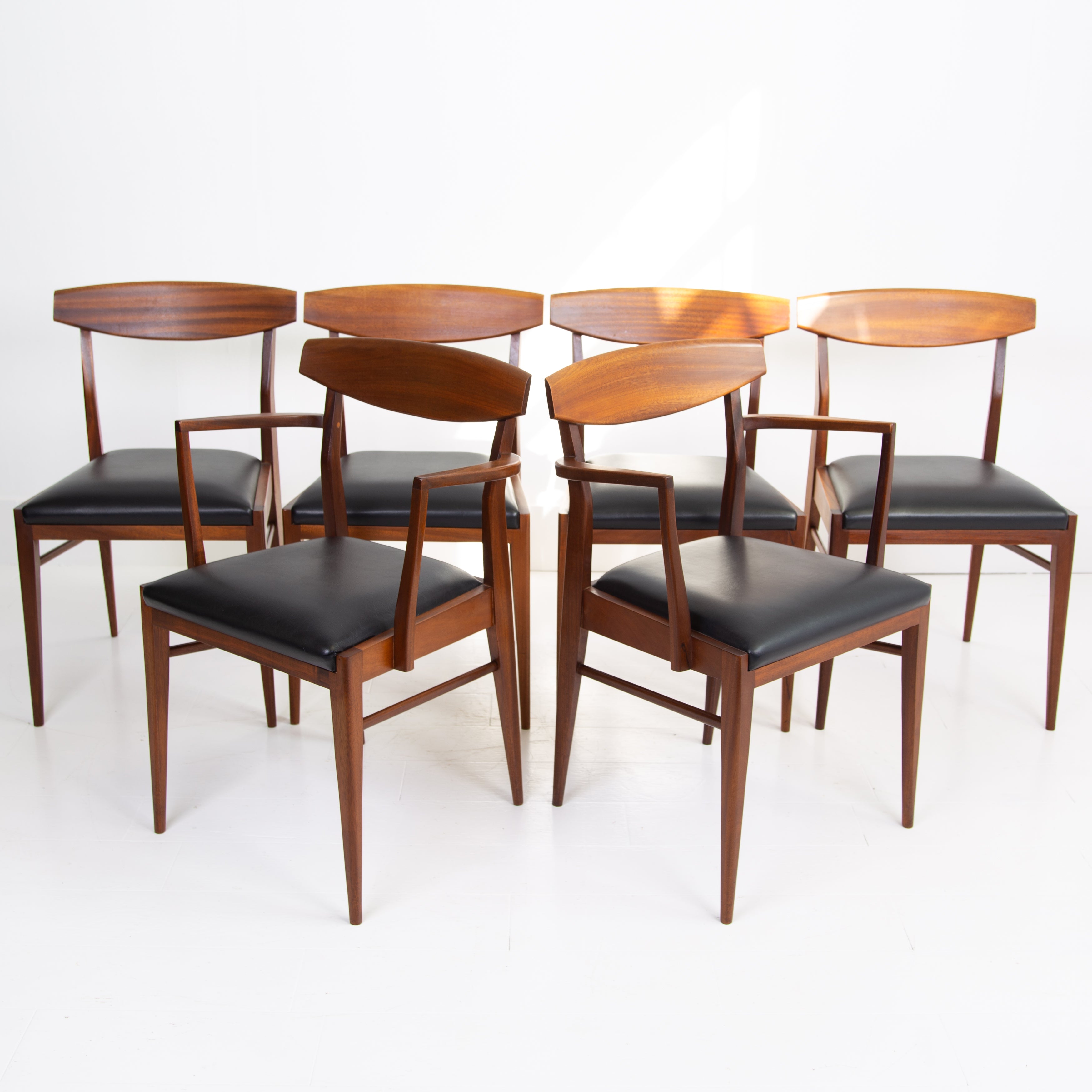 Set 6 Mid Century Teak  Dining Chairs by McIntosh
