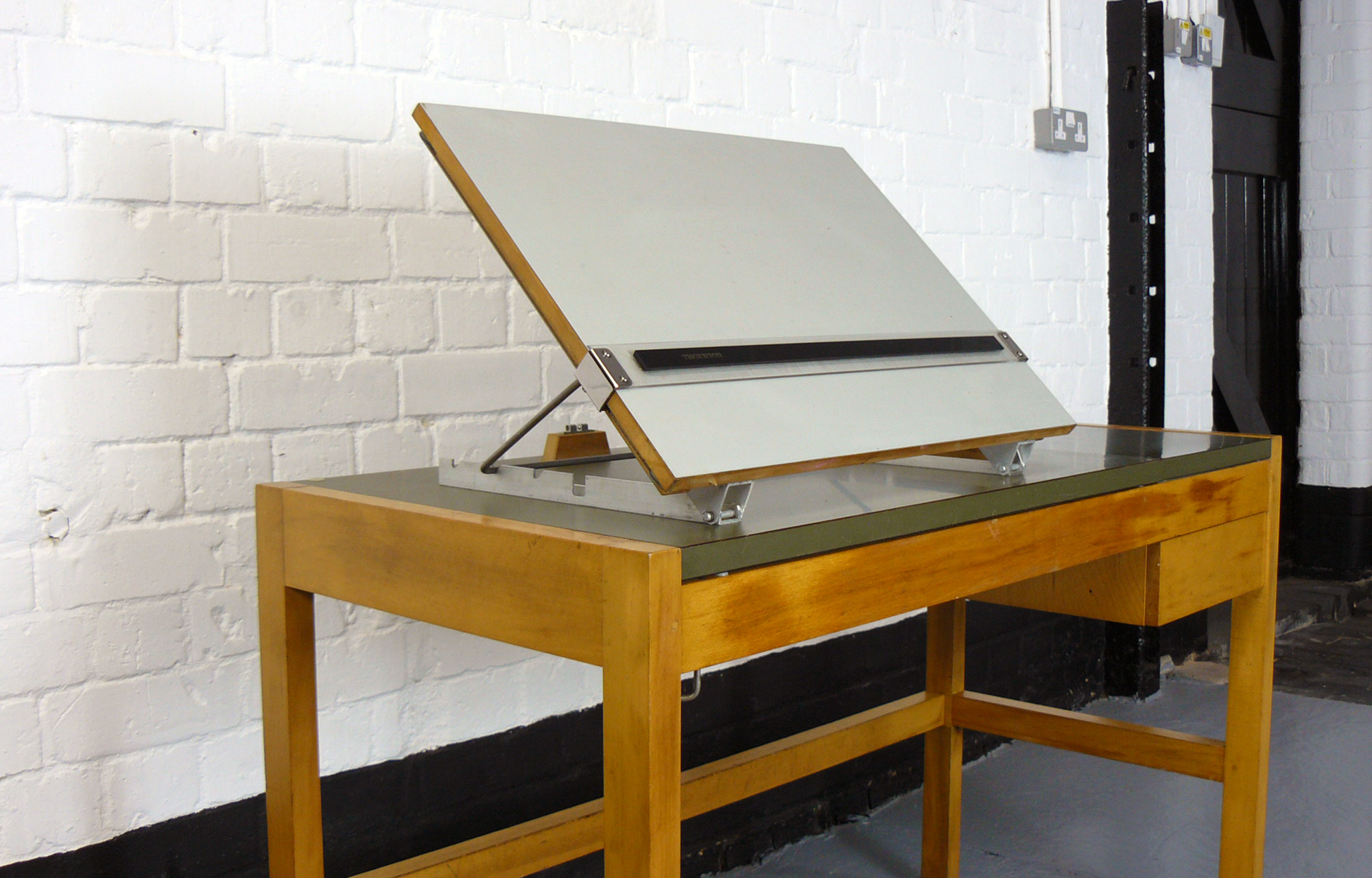 A British Thornton Vintage 1970s Drawing Table Desk